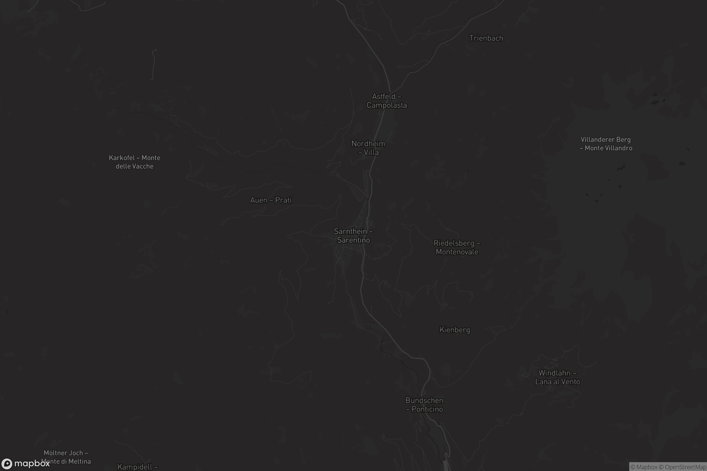 Mappa di Sarnthein - Sarentino