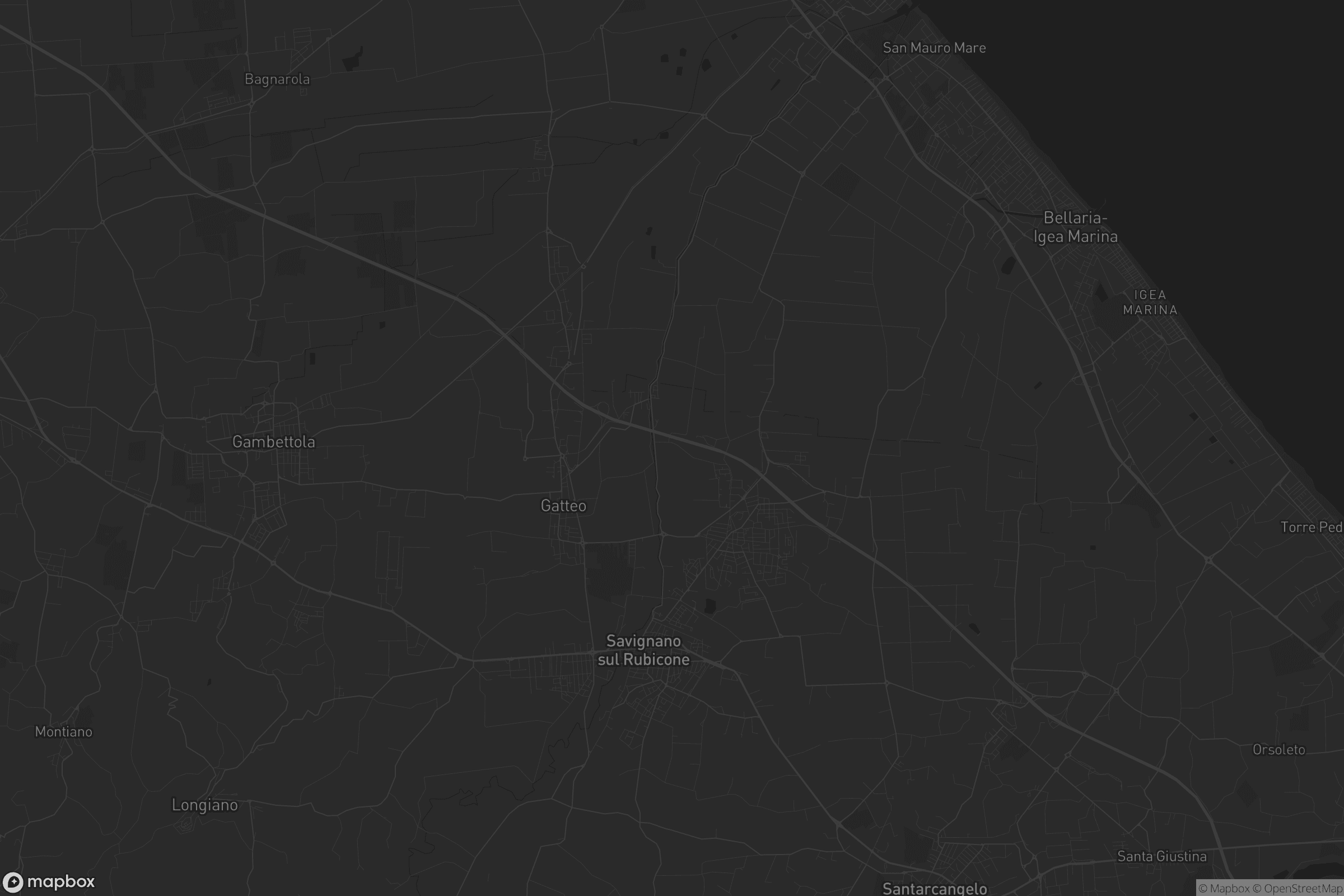 Mappa di Savignano sul Rubicone