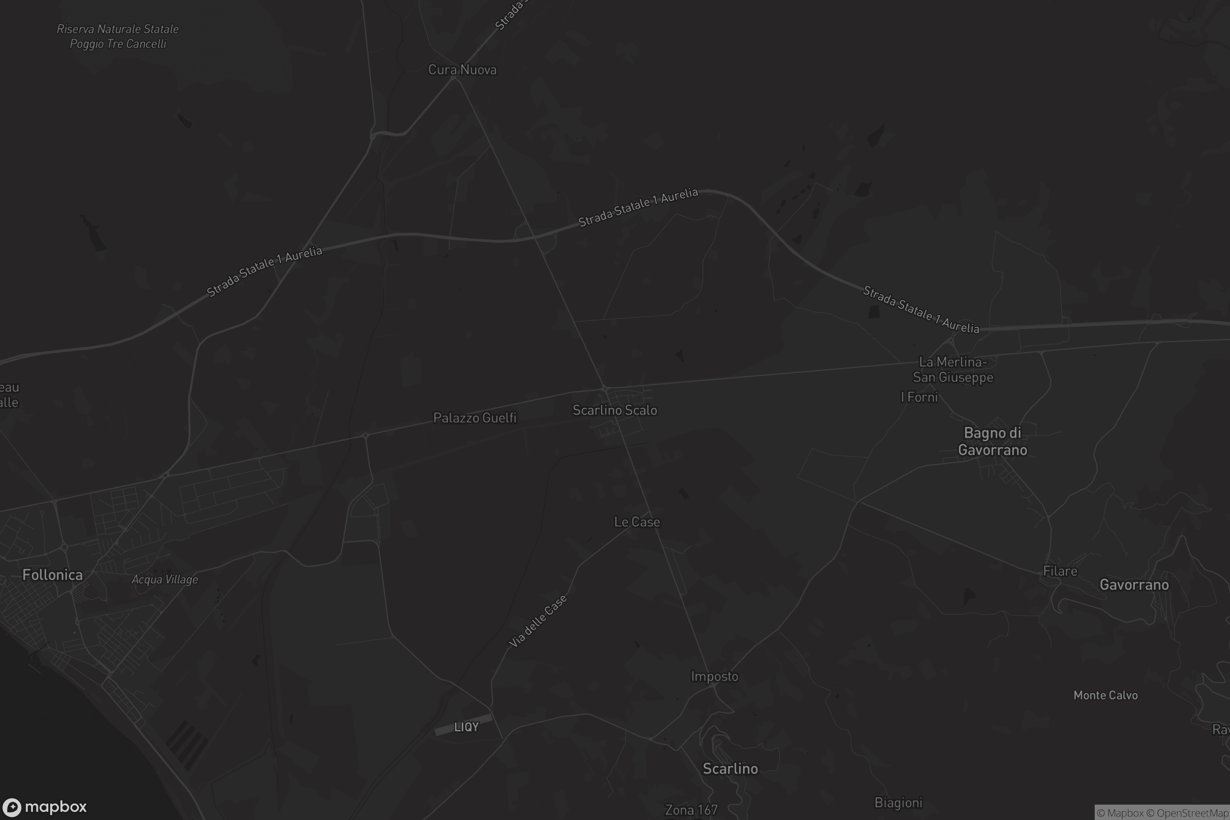 Mappa di Scarlino Scalo