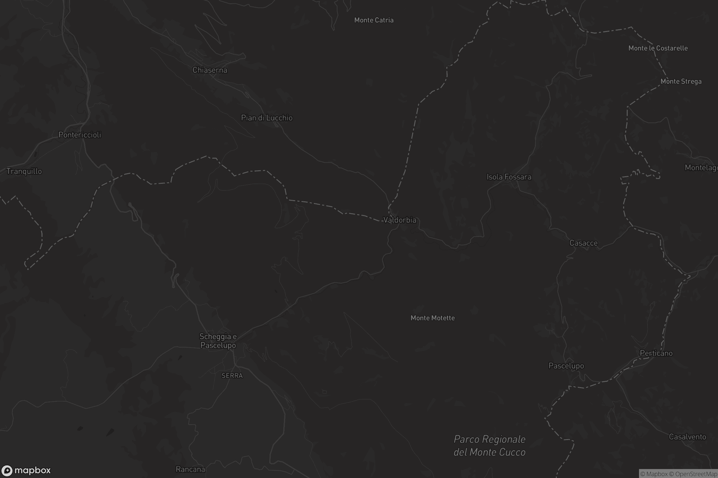 Mappa di Scheggia e Pascelupo