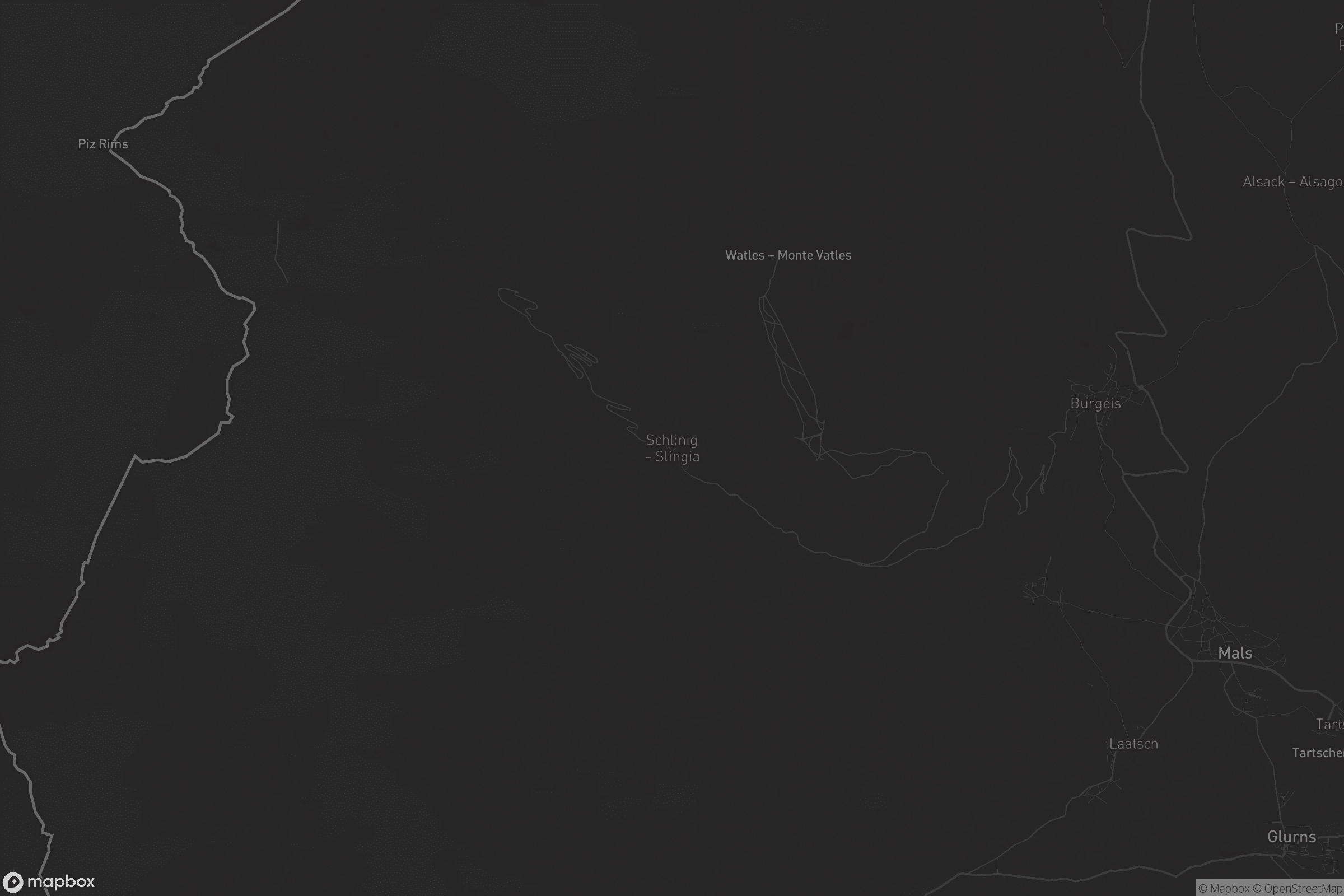 Mappa di Schlinig - Slingia