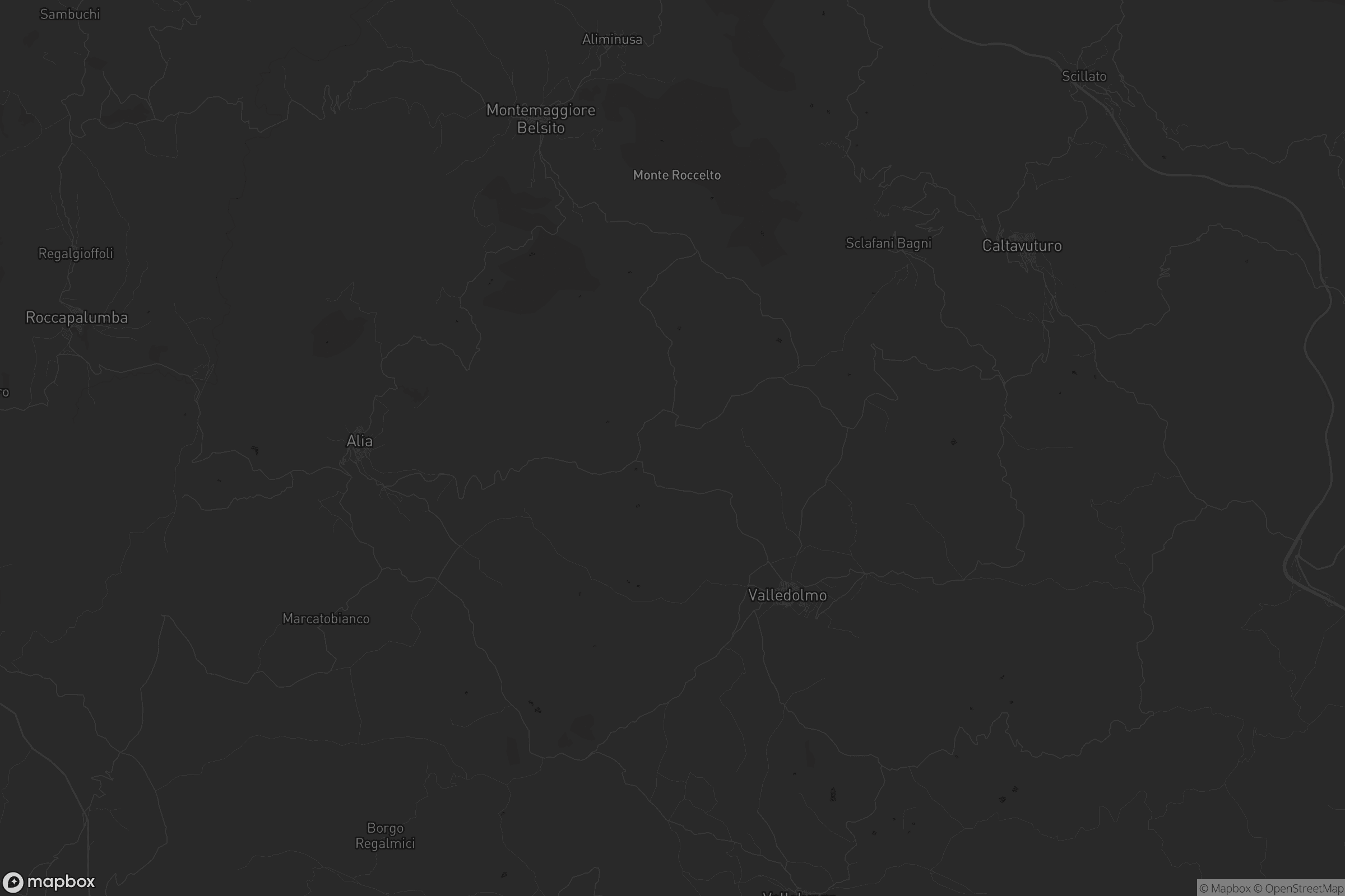 Mappa di Sclafani Bagni