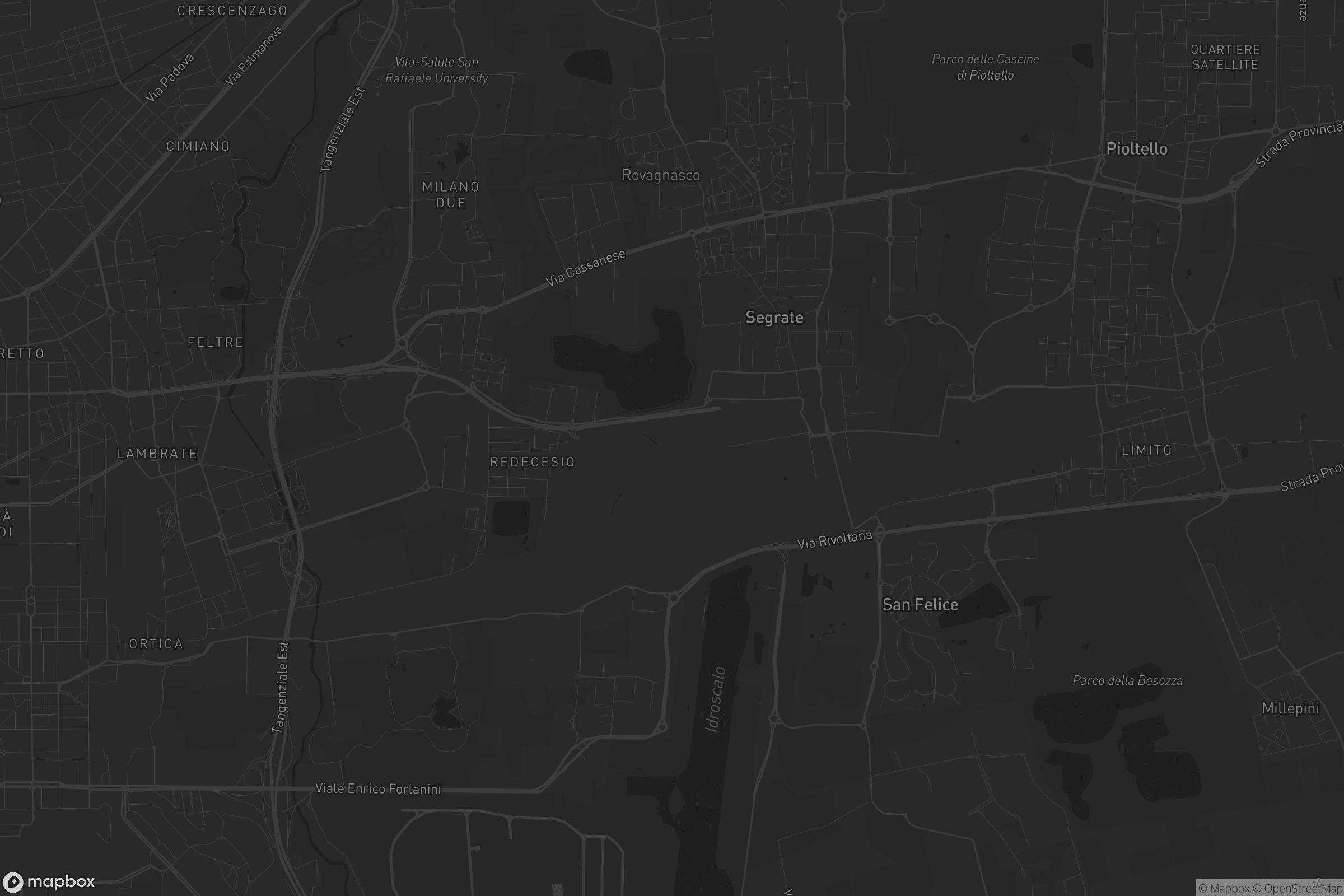 Mappa di Segrate