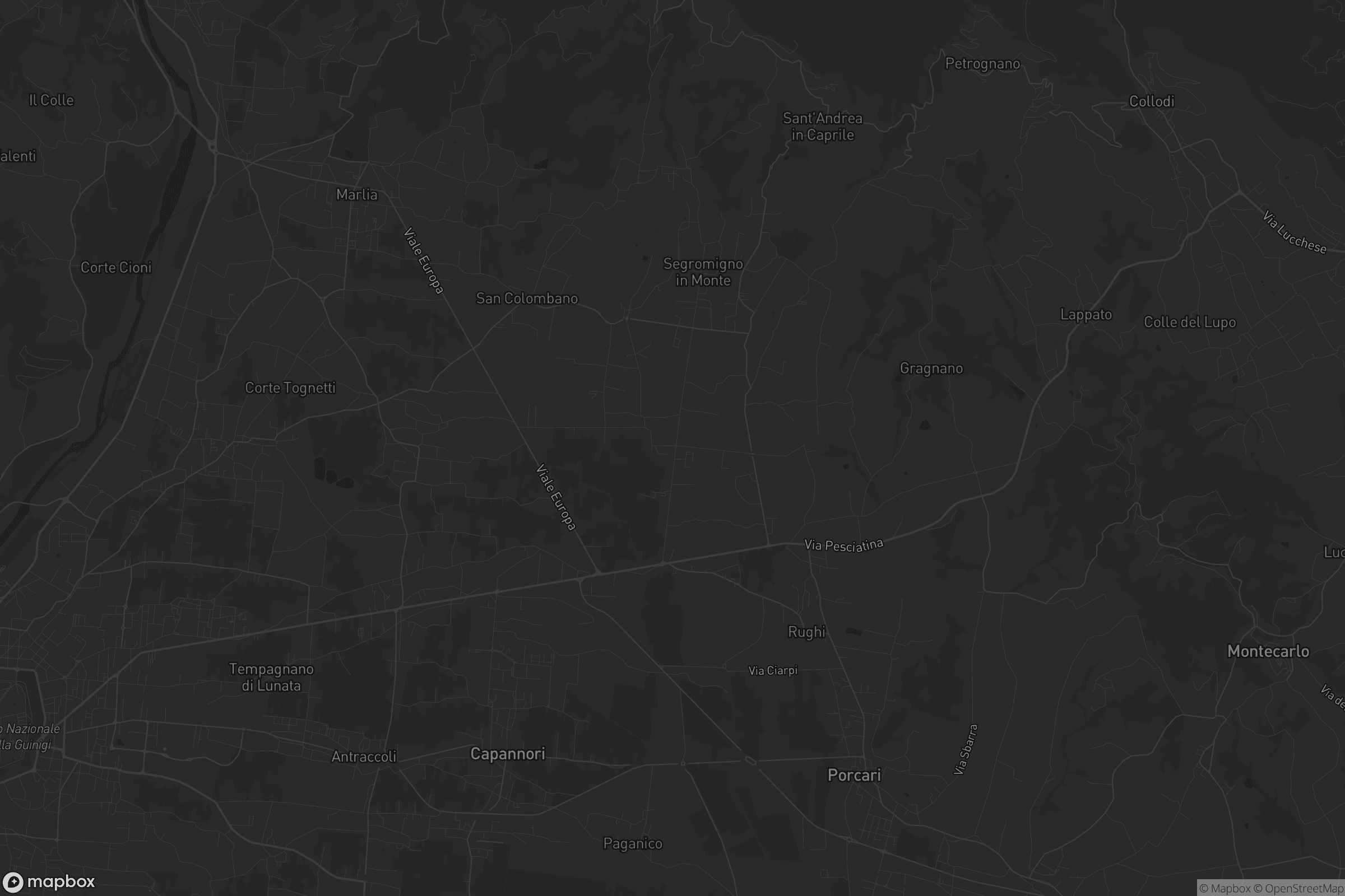 Mappa di Segromigno in Piano