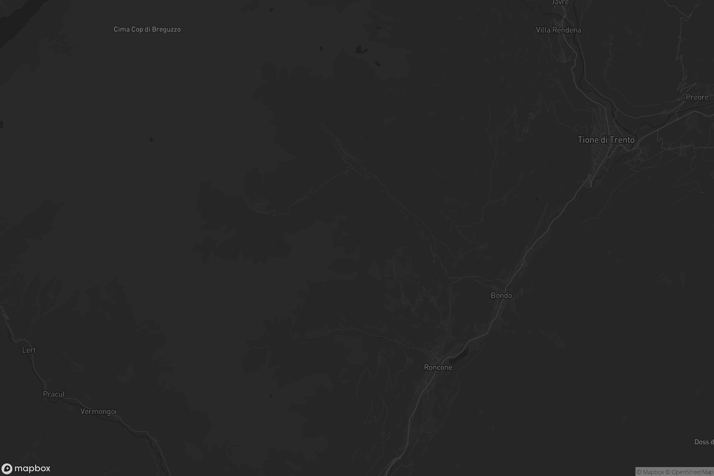 Mappa di Sella Giudicarie