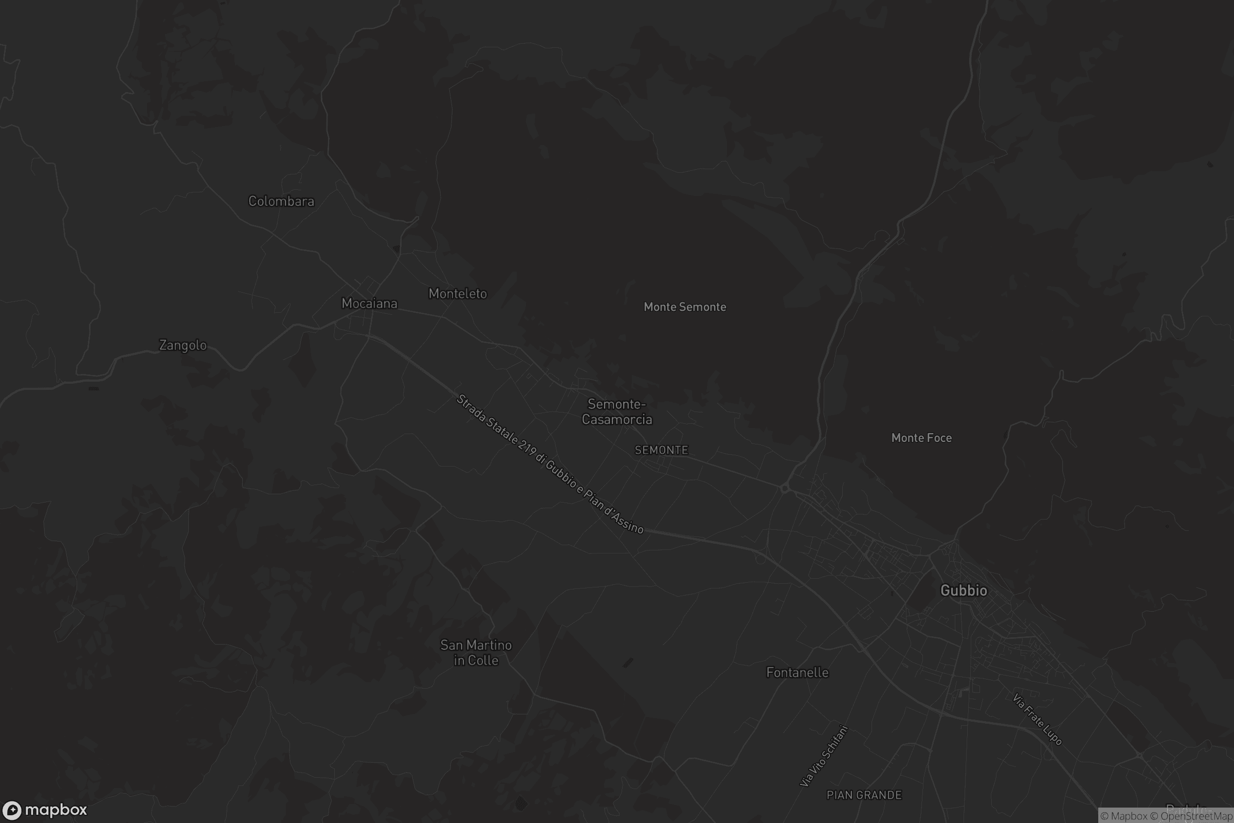 Mappa di Semonte-Casamorcia