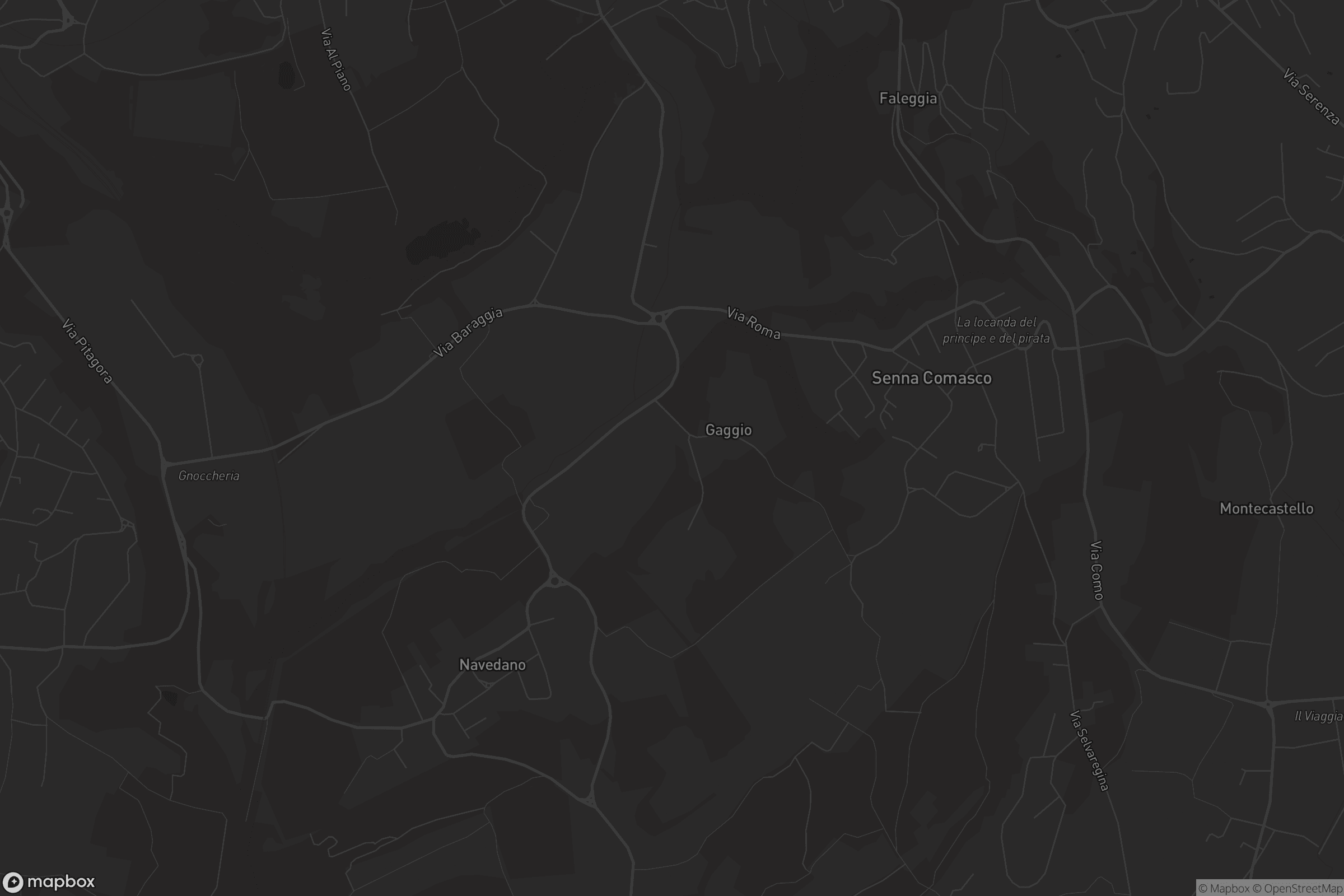 Mappa di Senna Comasco