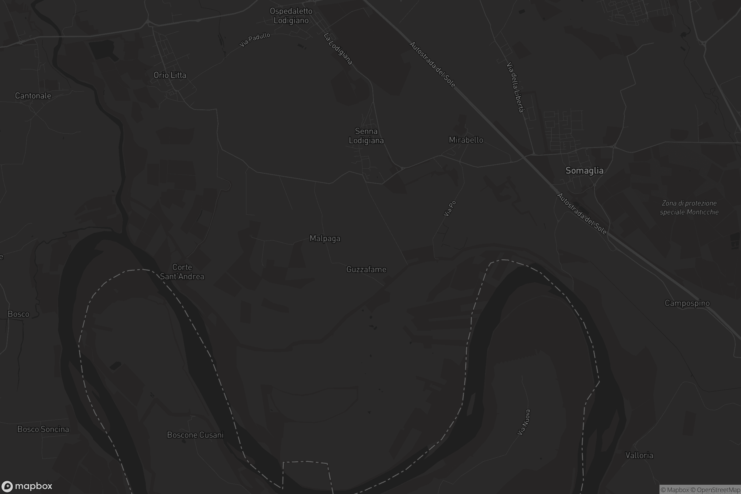 Mappa di Senna Lodigiana