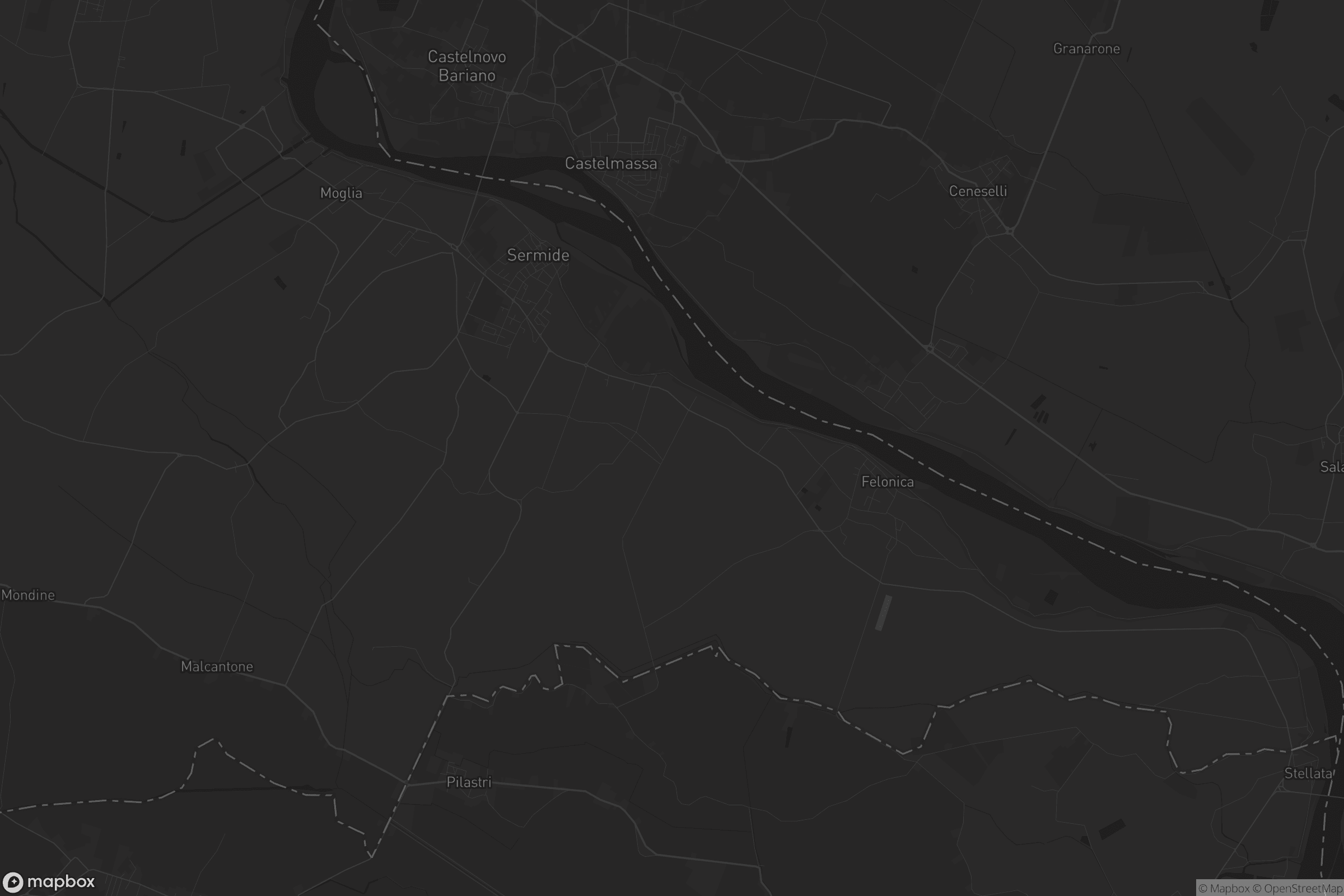 Mappa di Sermide e Felonica