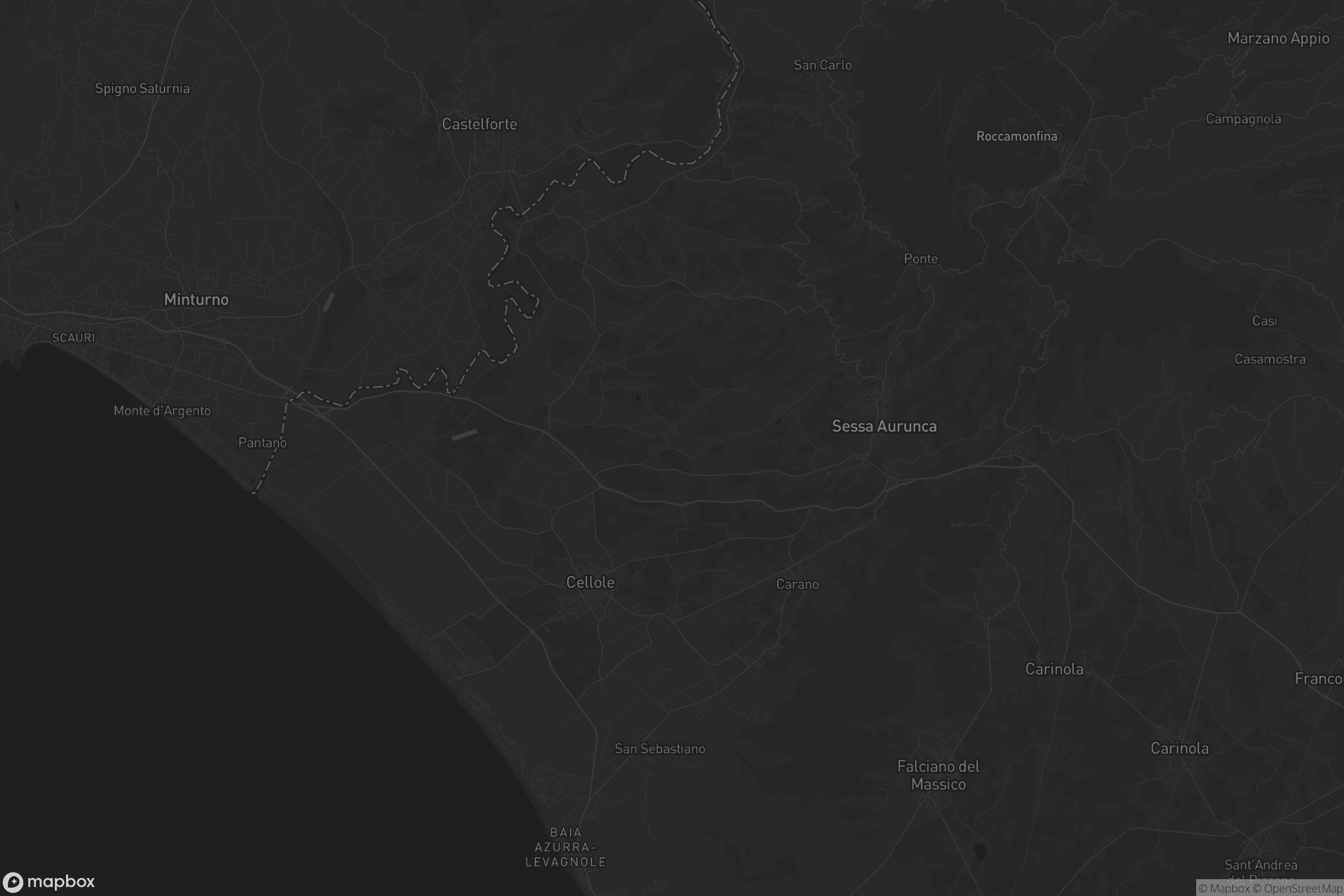 Mappa di Sessa Aurunca