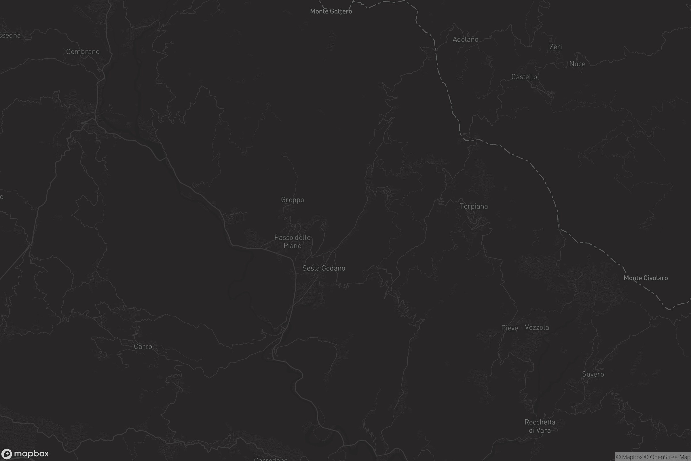 Mappa di Sesta Godano