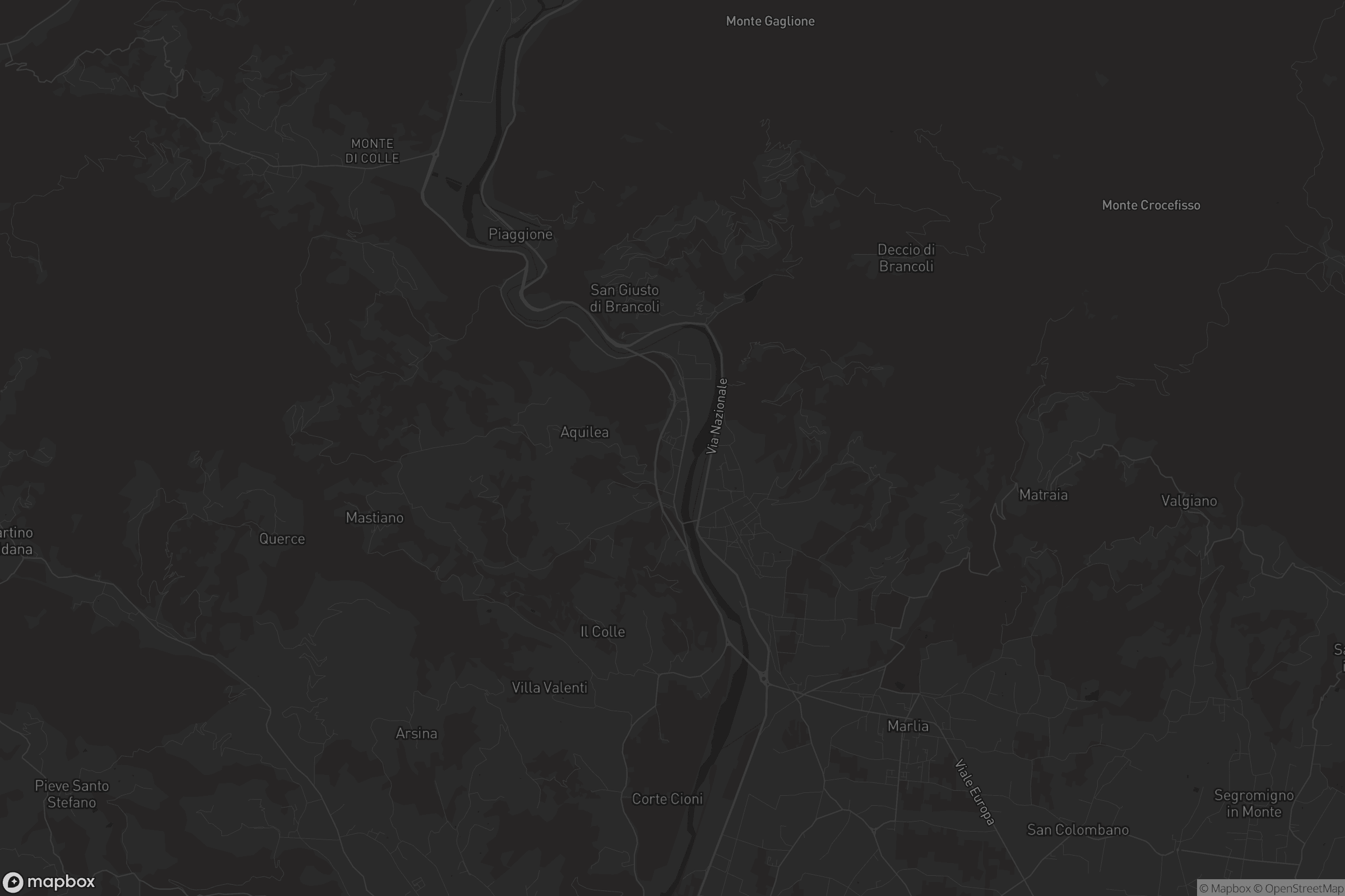 Mappa di Sesto di Moriano