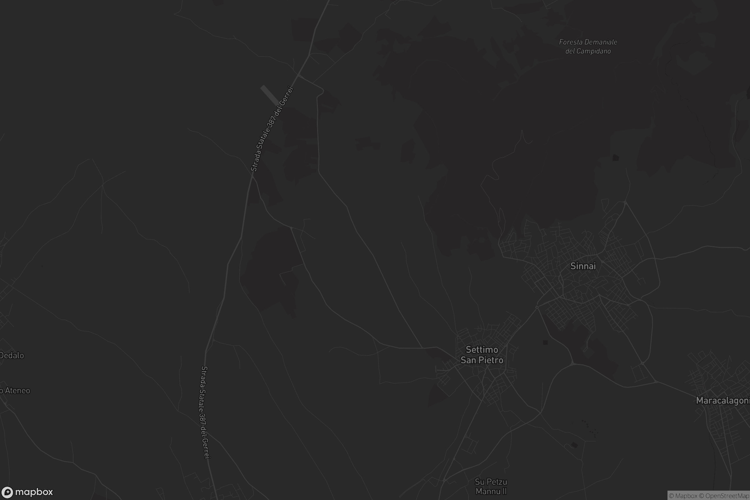 Mappa di Sètimu/Settimo San Pietro