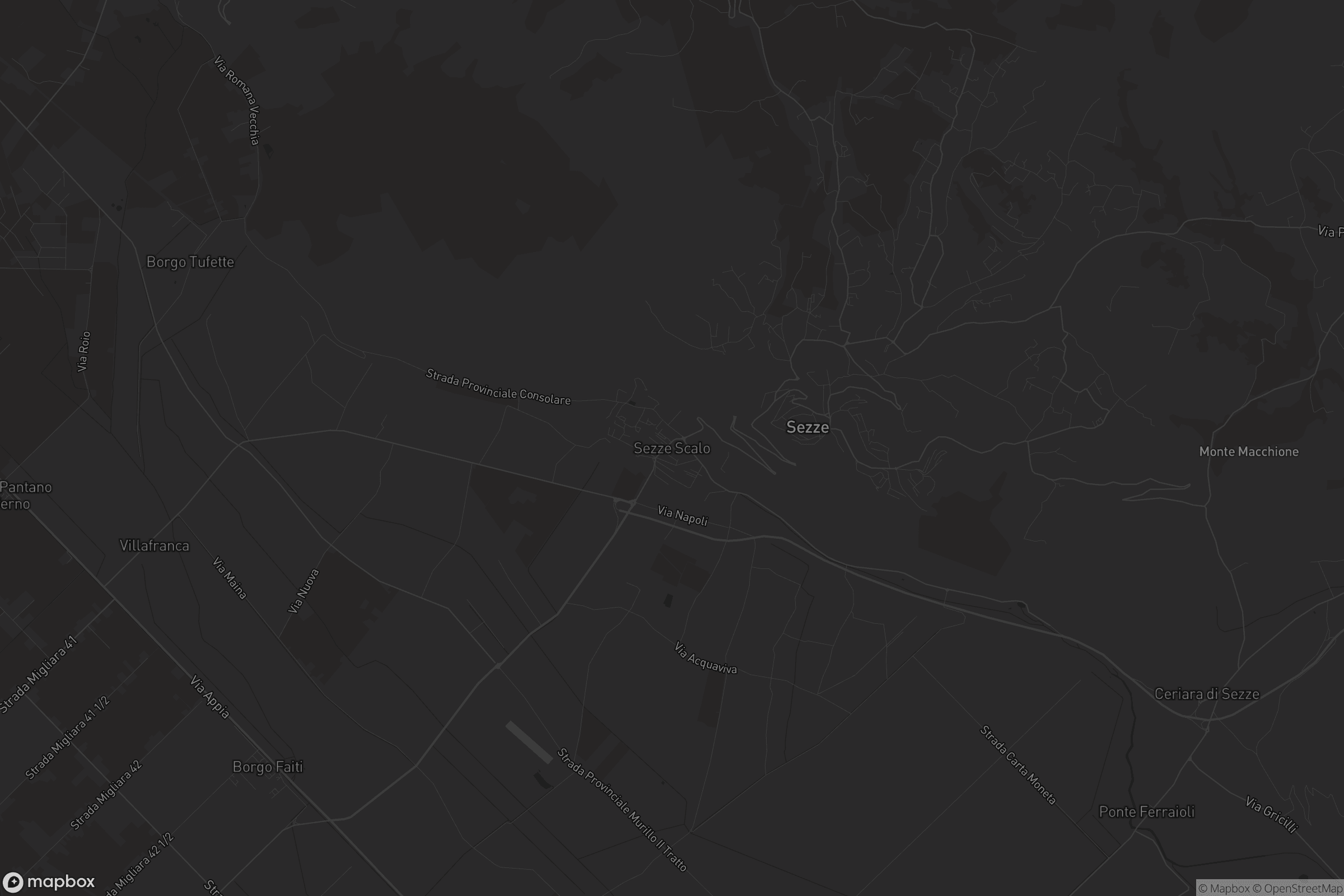 Mappa di Sezze Scalo