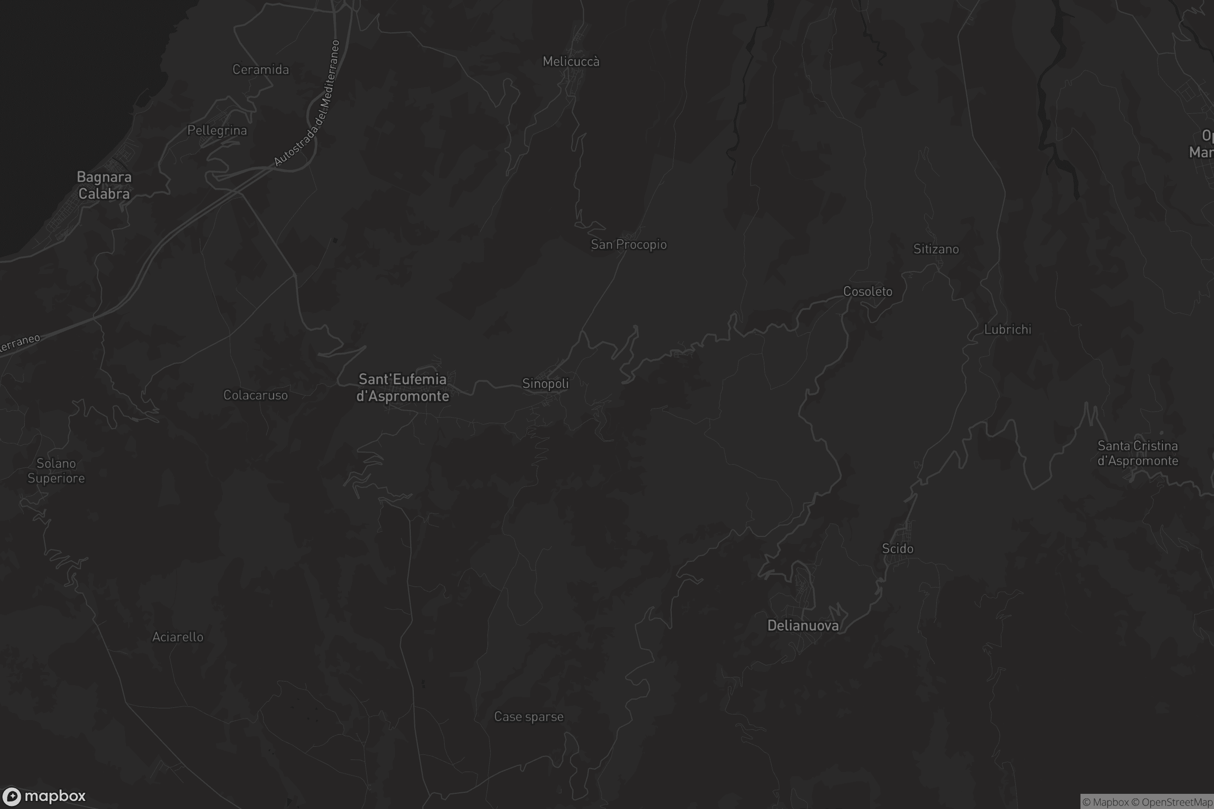 Mappa di Sinopoli Inferiore