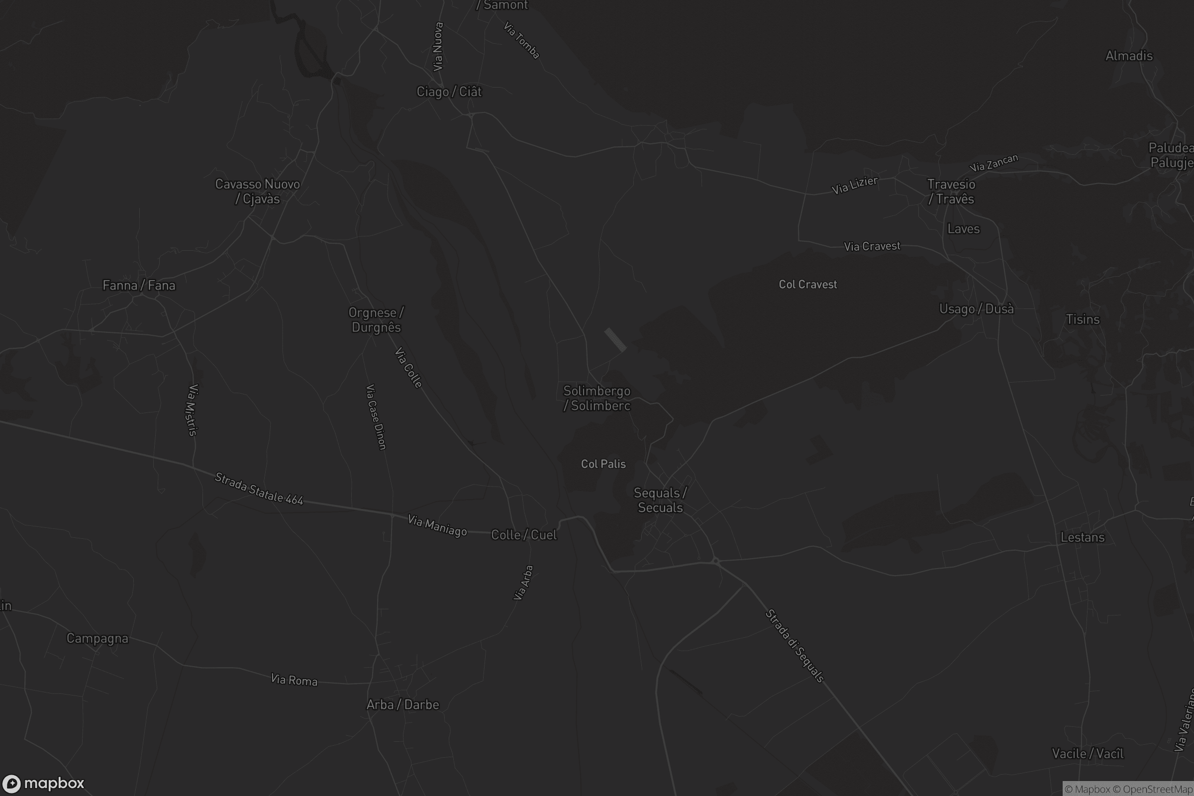 Mappa di Solimbergo / Solimberc