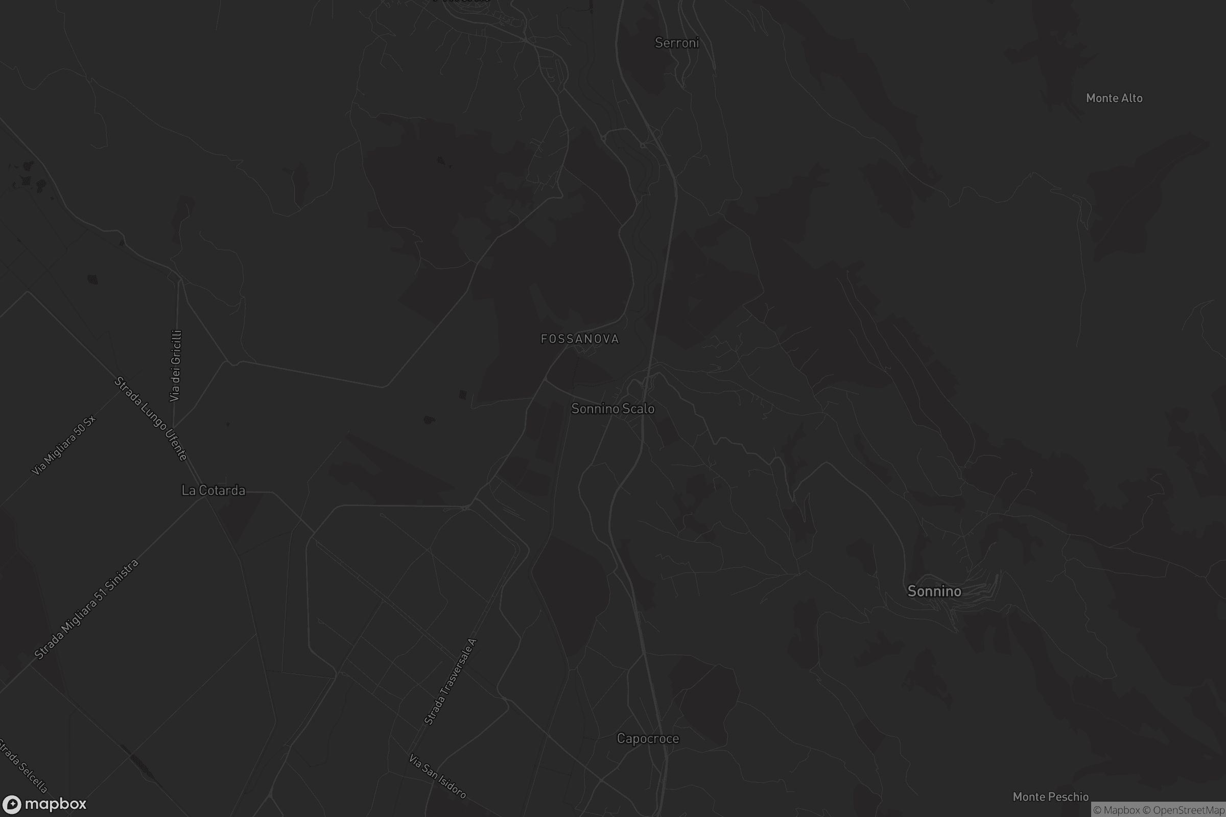 Mappa di Sonnino Scalo