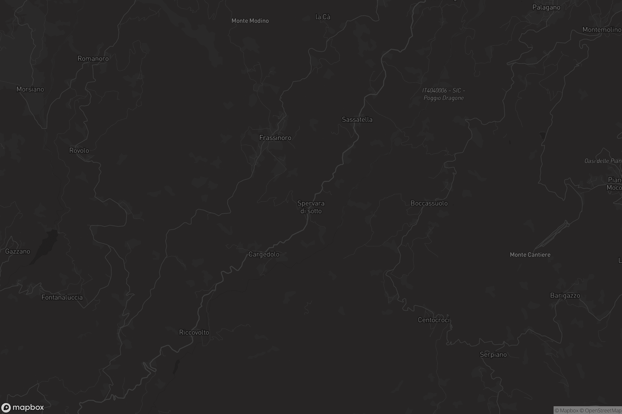 Mappa di Spervara di sotto