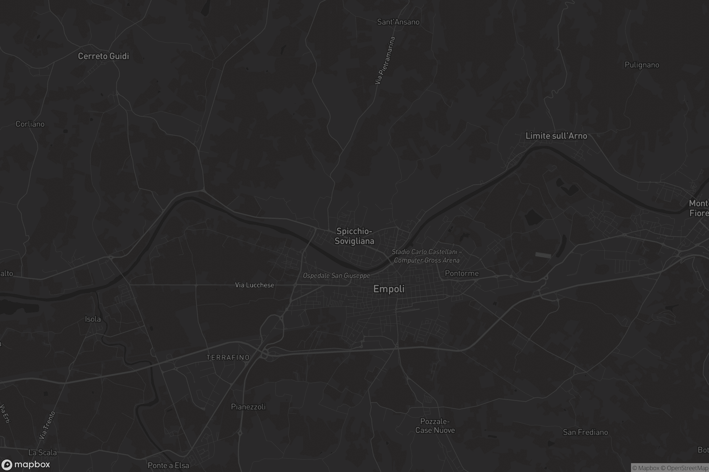 Mappa di Spicchio-Sovigliana