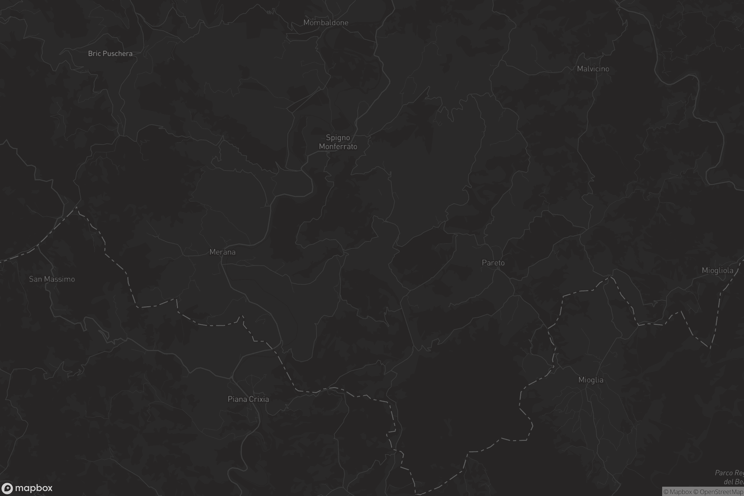 Mappa di Spigno Monferrato