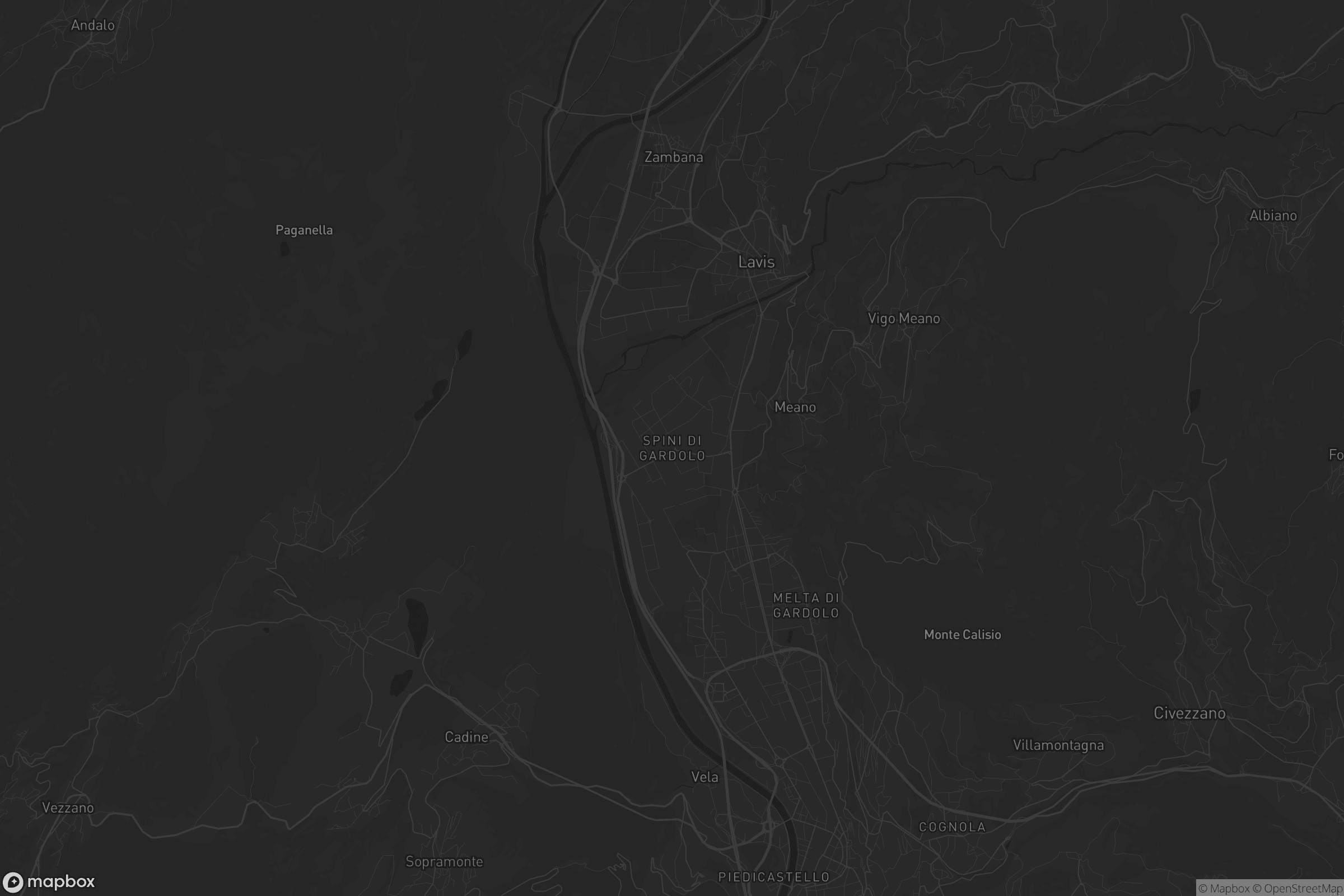 Mappa di Spini di Gardolo