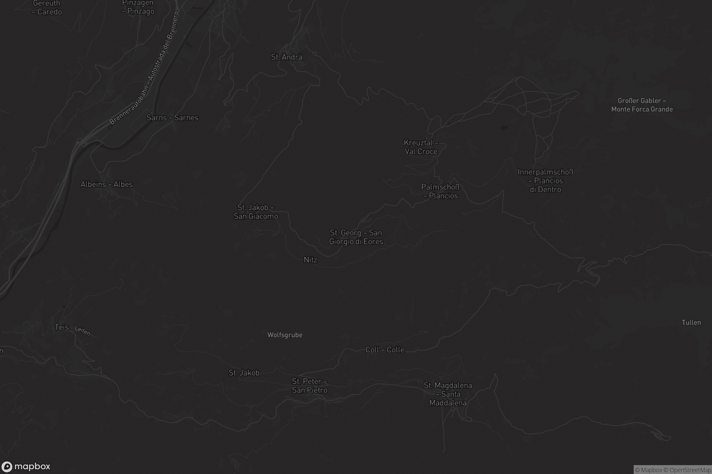 Mappa di St. Georg - San Giorgio di Eores