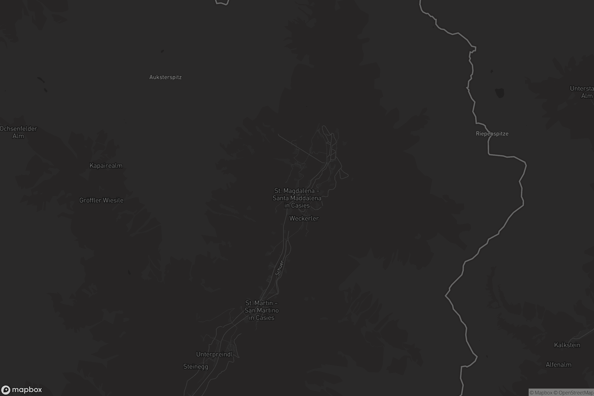 Mappa di St. Magdalena - Santa Maddalena in Casies