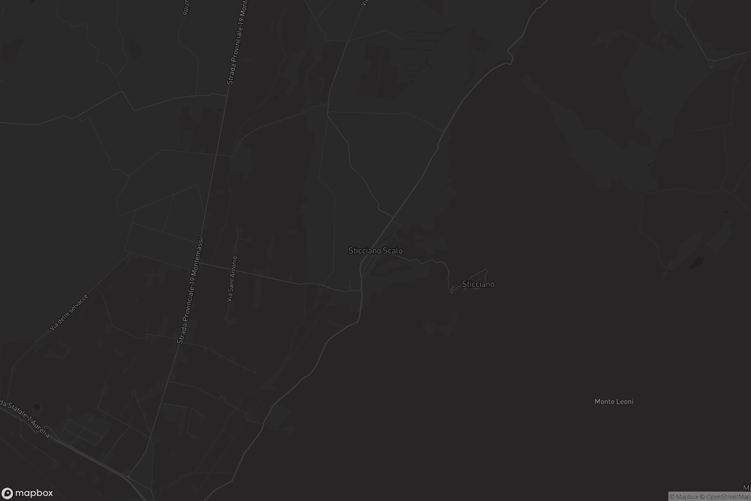 Mappa di Sticciano Scalo