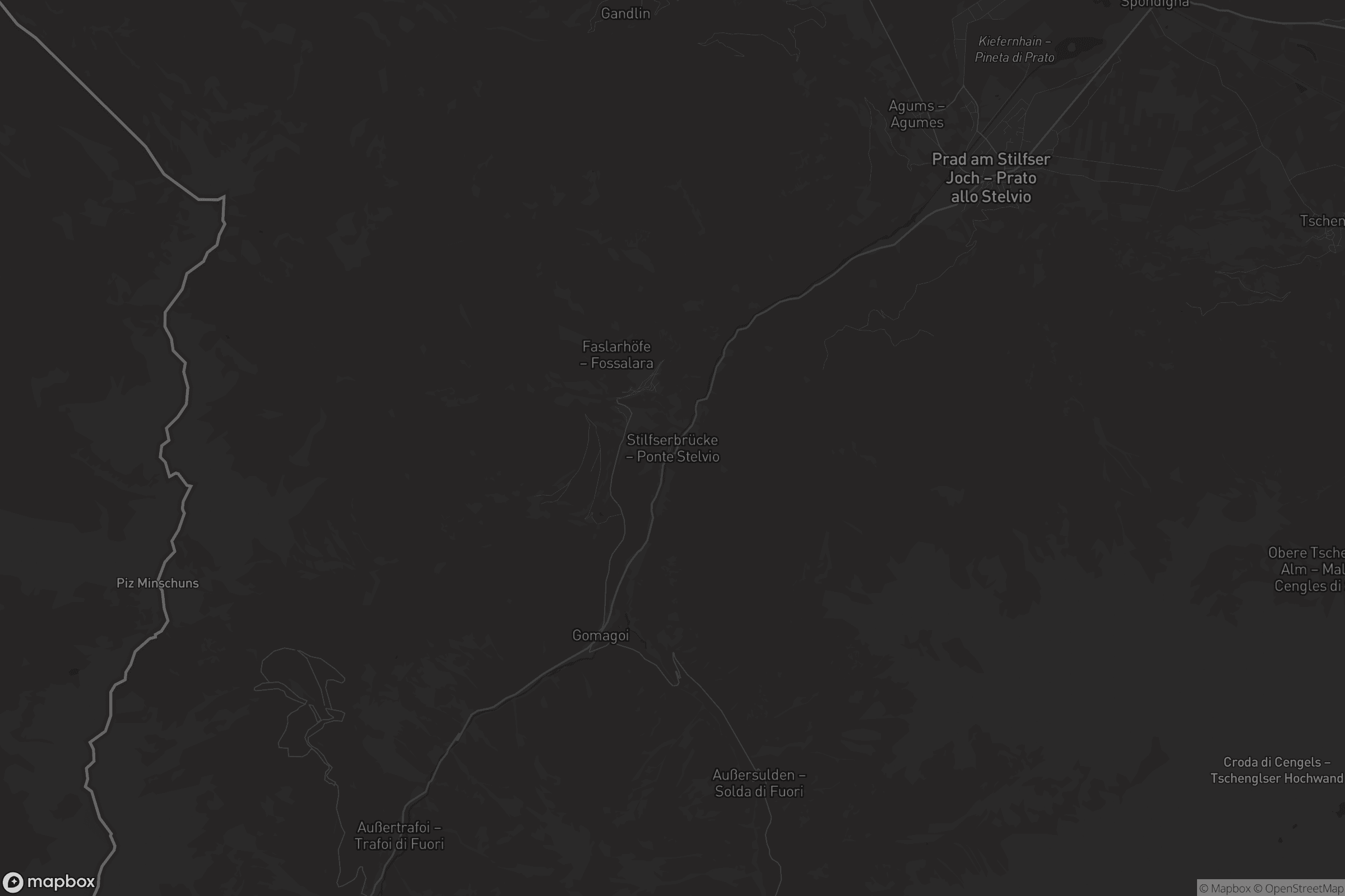 Mappa di Stilfserbrücke - Ponte Stelvio