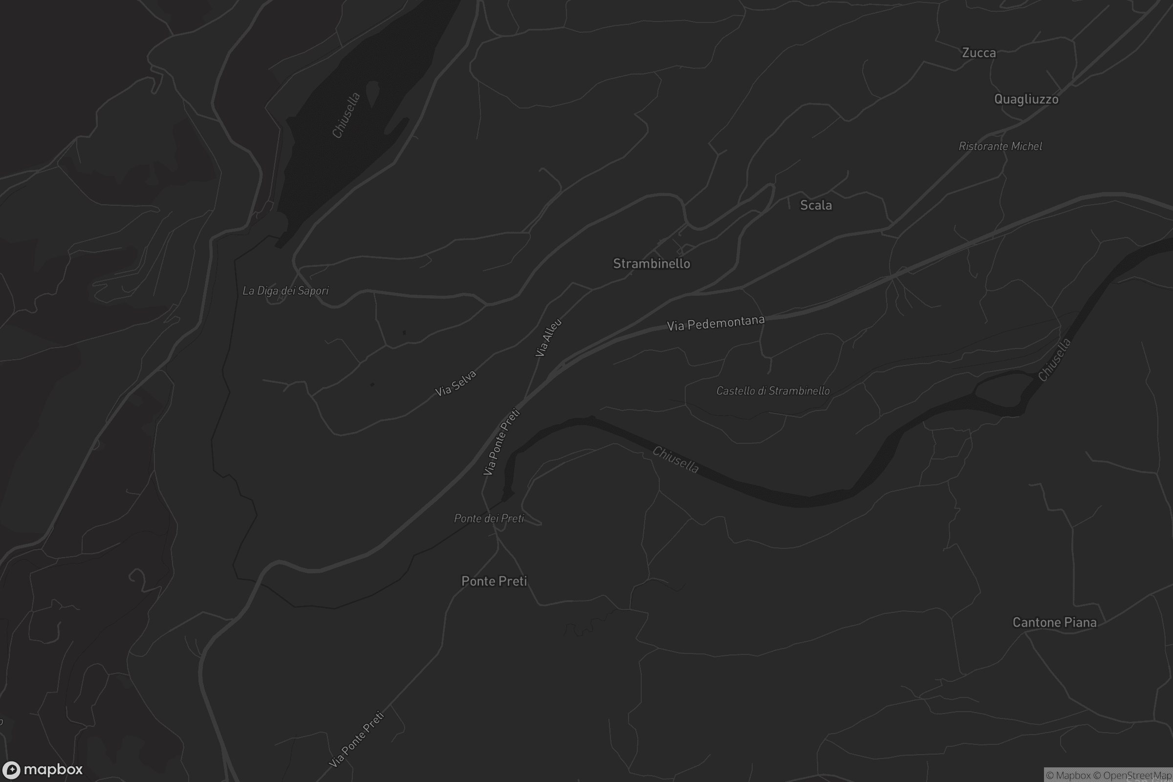 Mappa di Strambinello