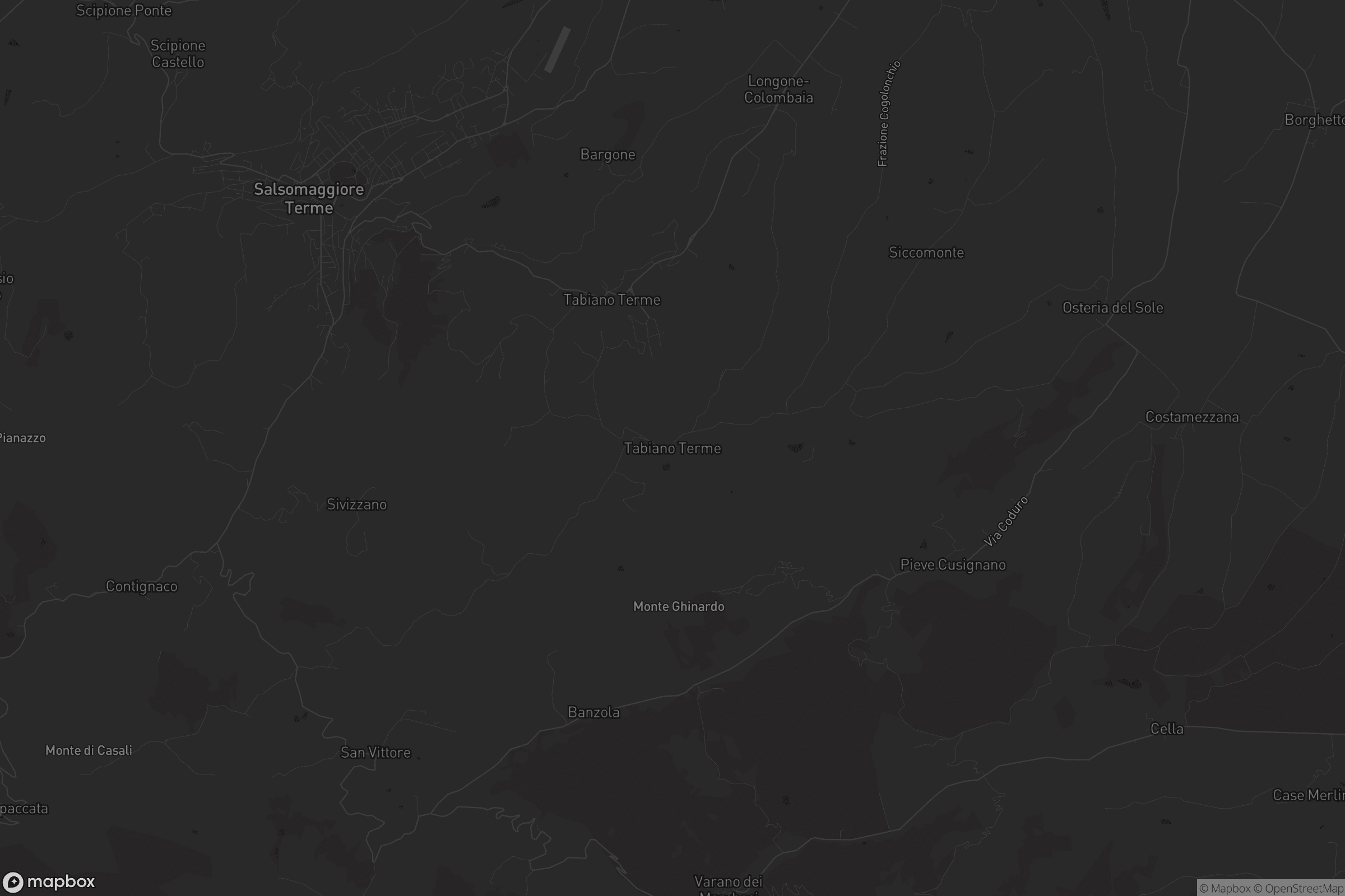 Mappa di Tabiano Castello