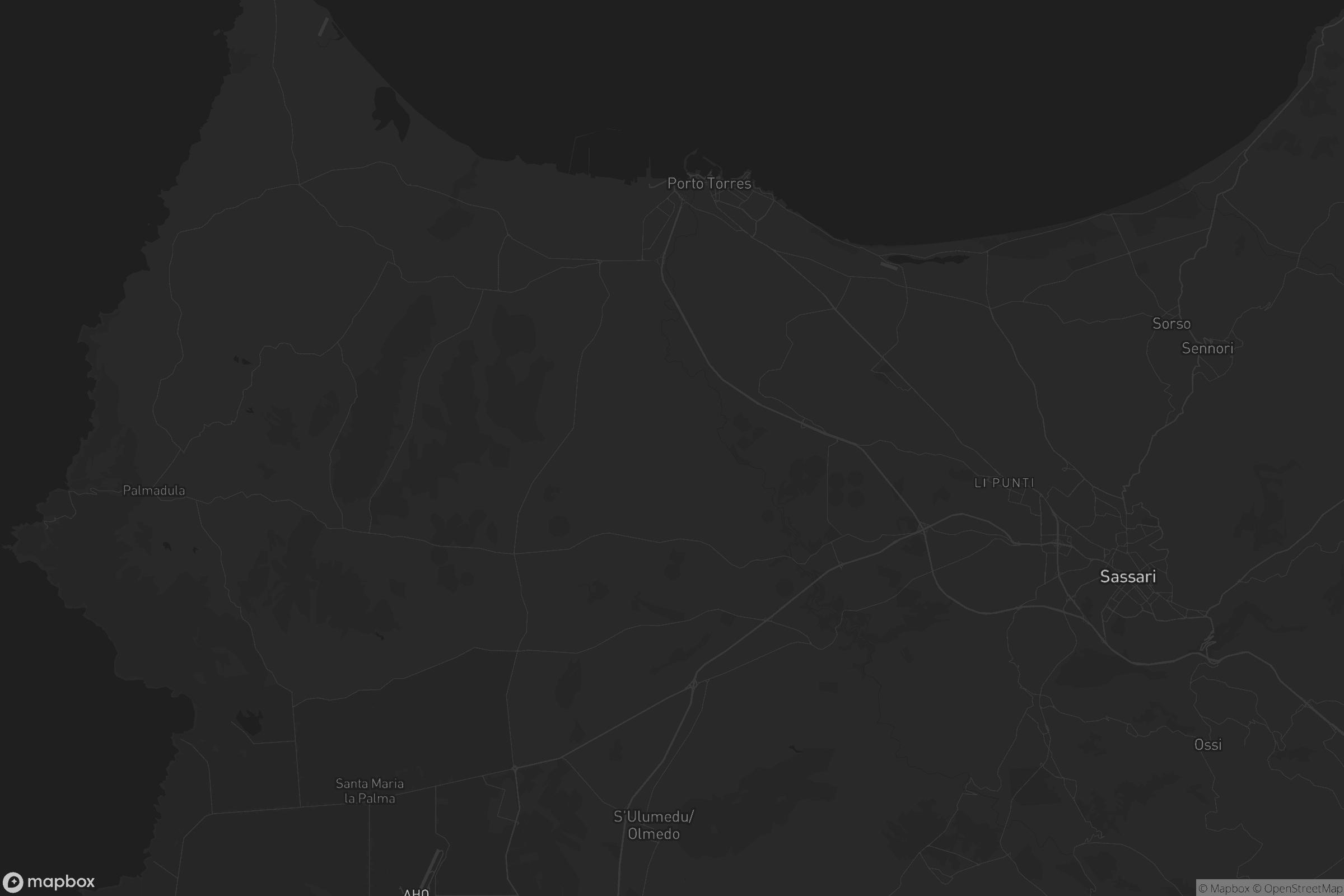 Mappa di Tàttari/Sassari