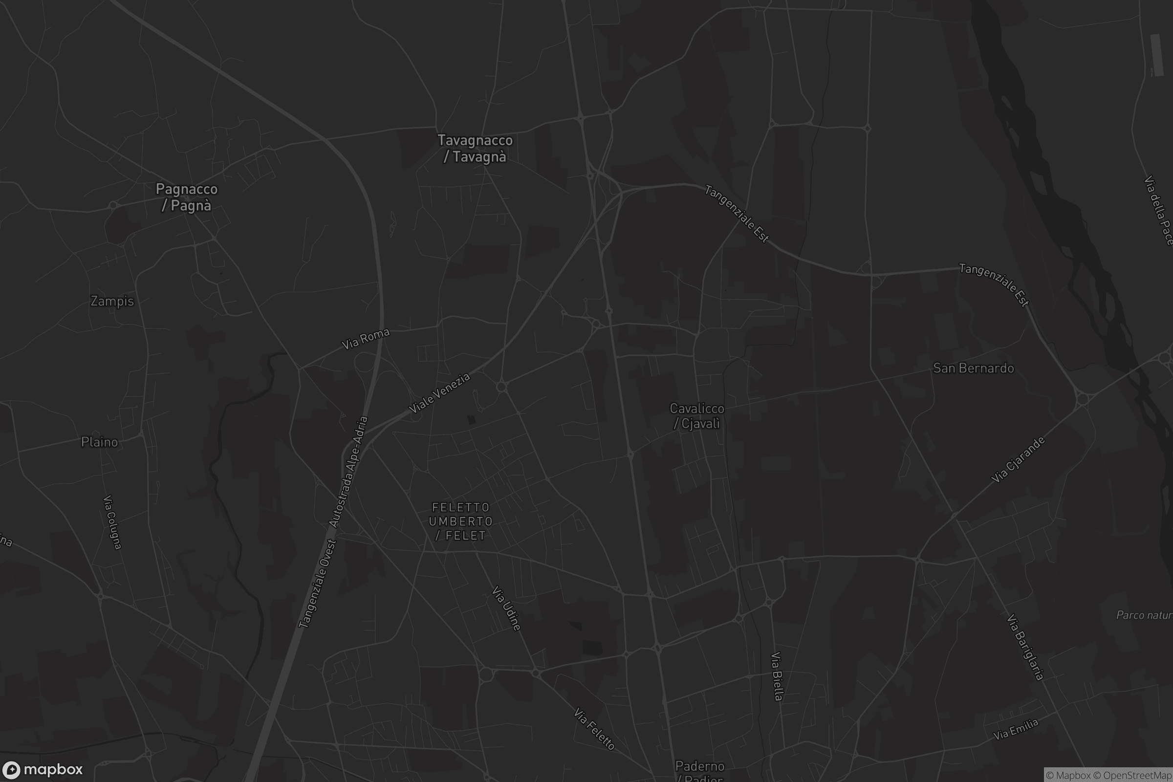 Mappa di Tavagnacco / Tavagnà