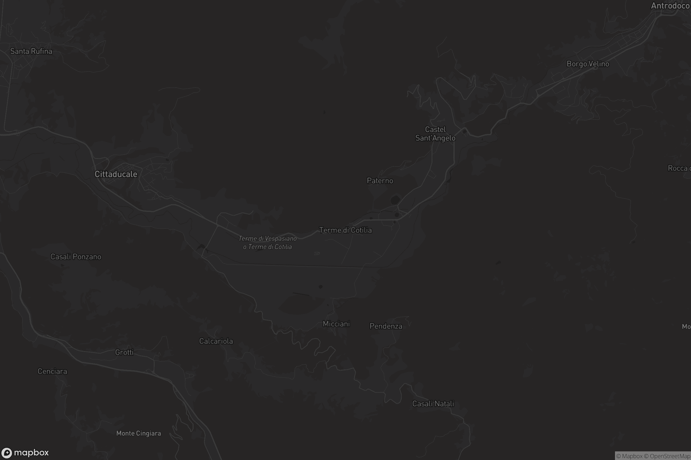 Mappa di Terme di Cotilia