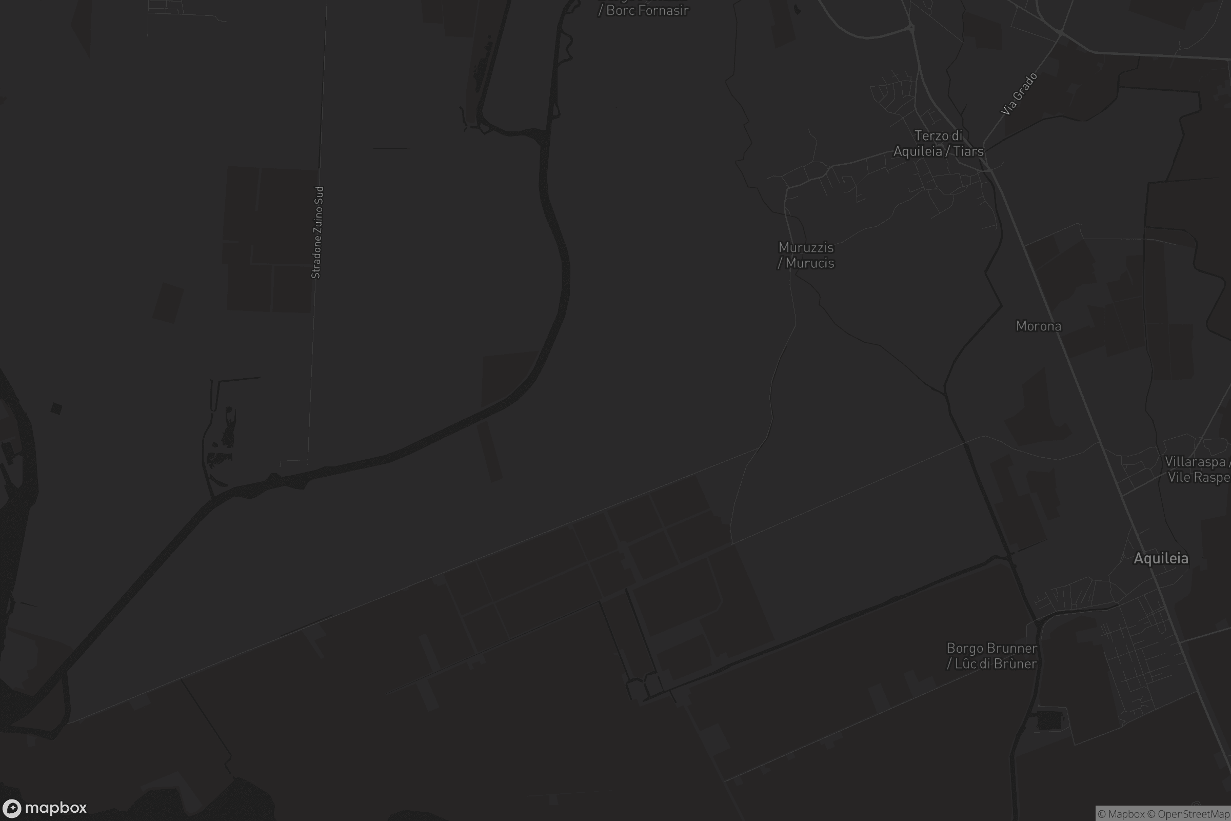 Mappa di Terzo d'Aquileia / Tierç