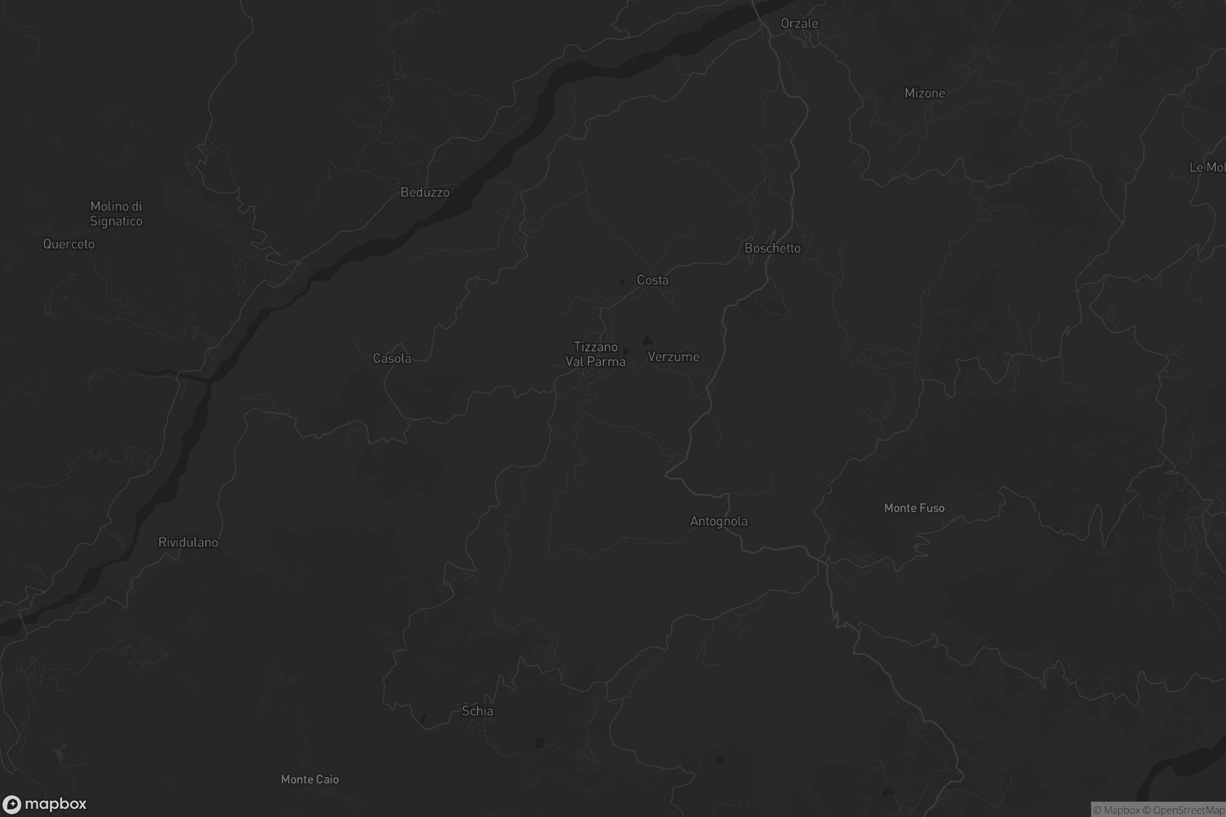 Mappa di Tizzano Val Parma