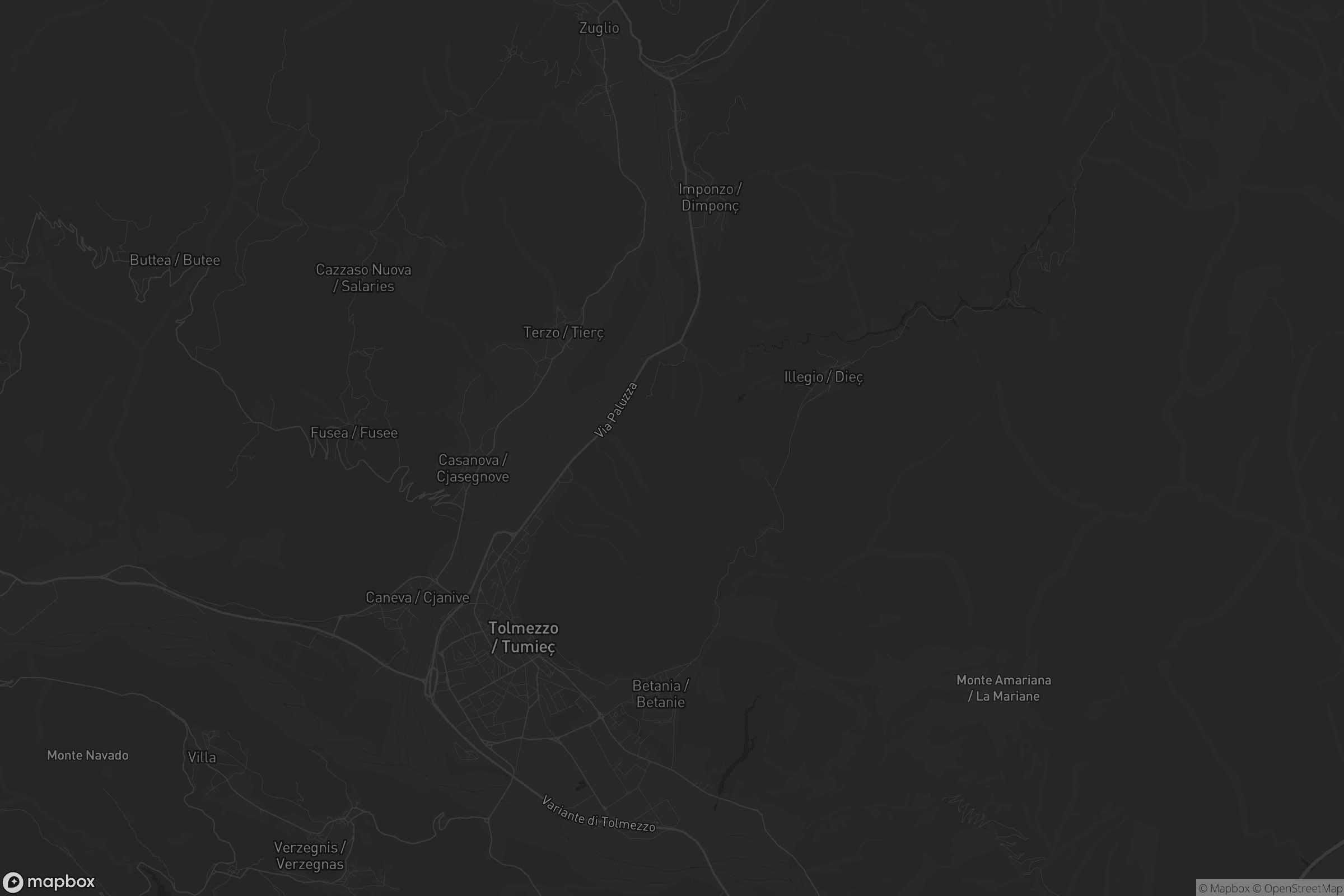 Mappa di Tolmezzo / Tumieç