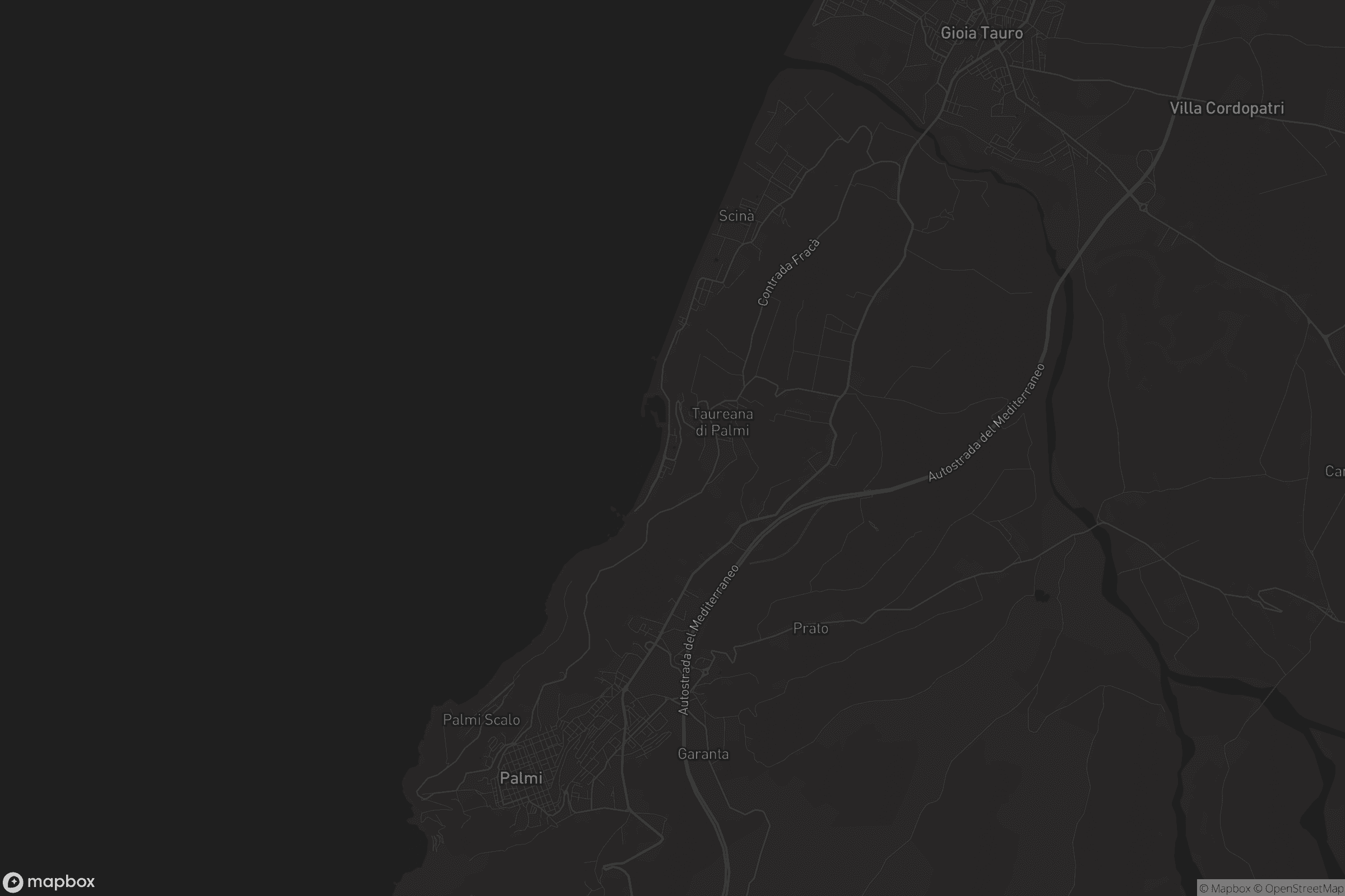 Mappa di Tonnara di Palmi