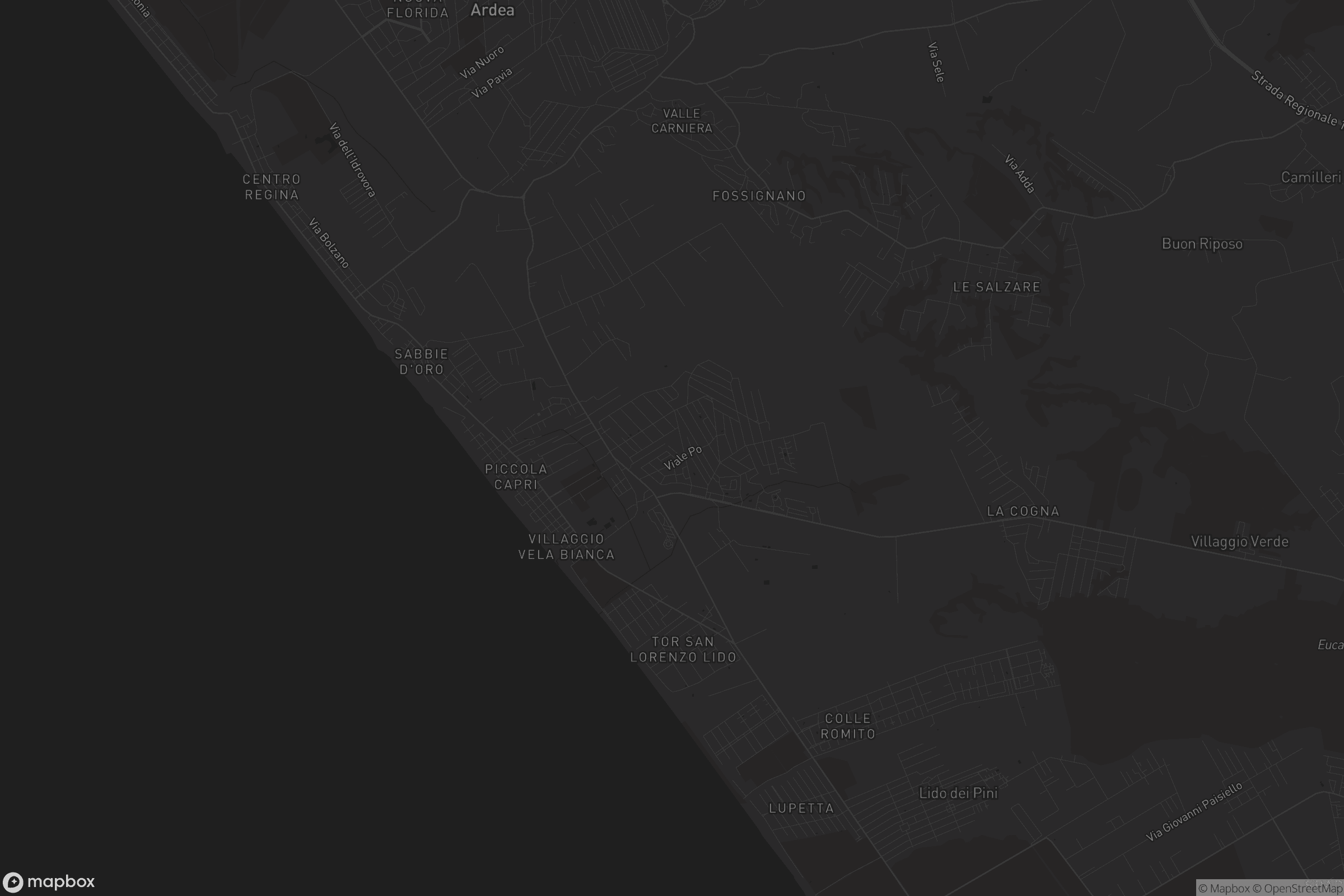 Mappa di Tor San Lorenzo