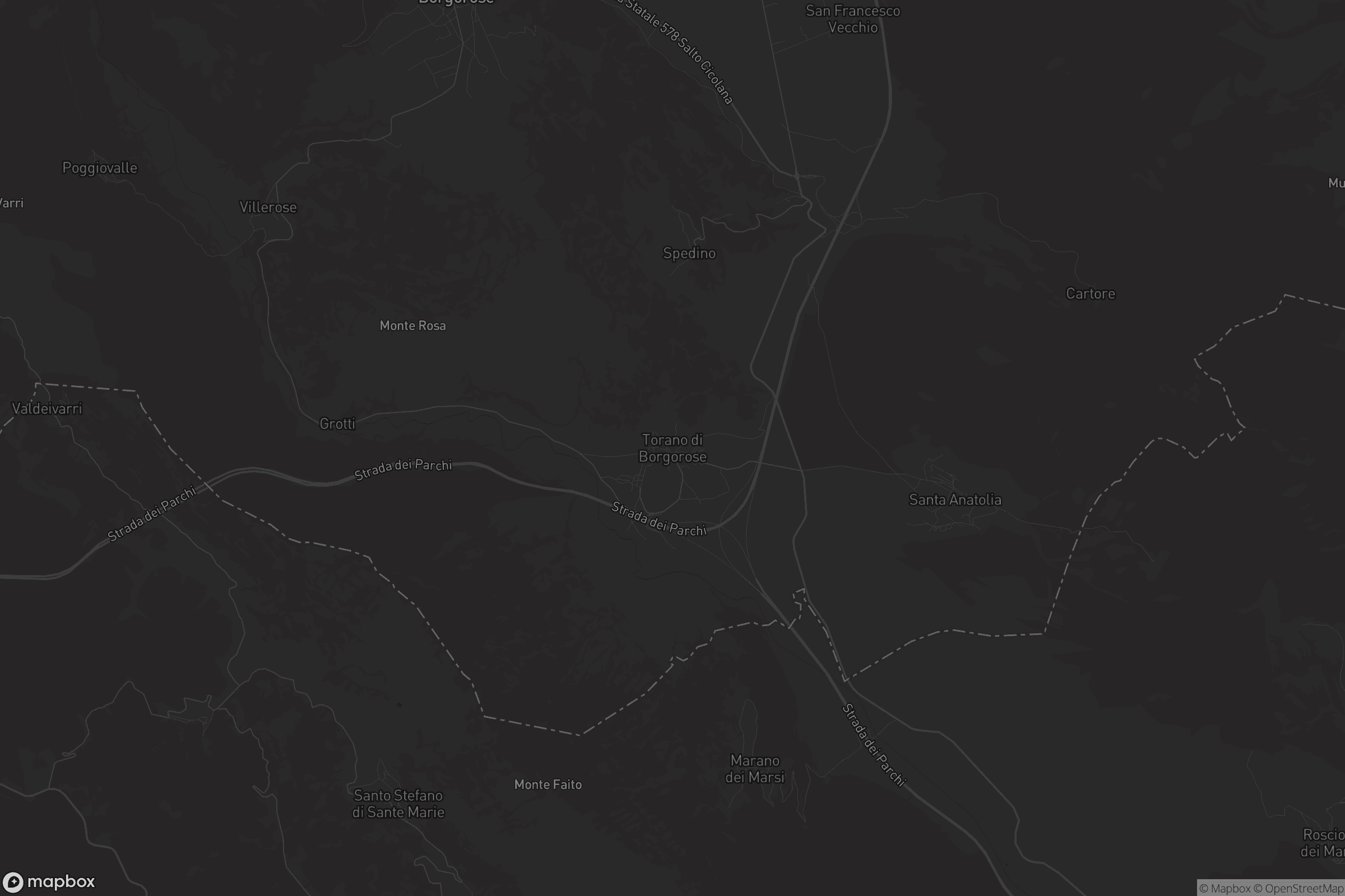 Mappa di Torano di Borgorose