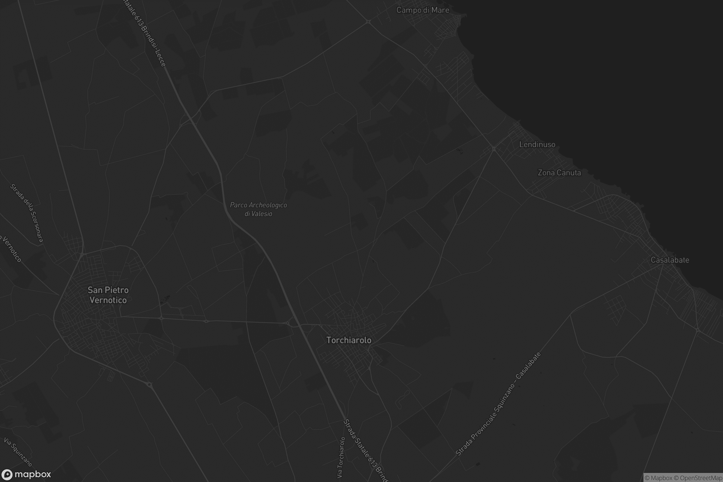 Mappa di Torchiarolo