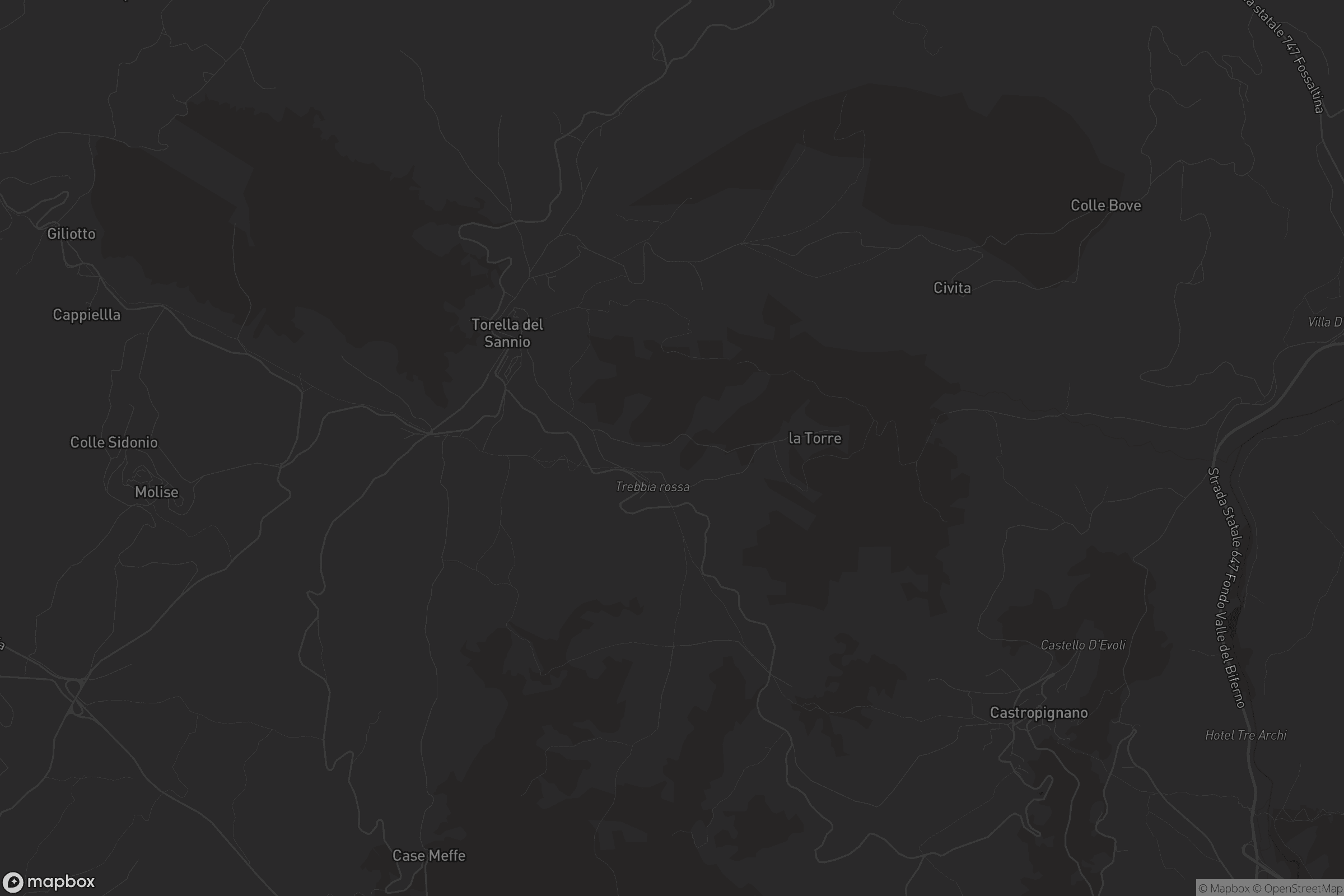 Mappa di Torella del Sannio