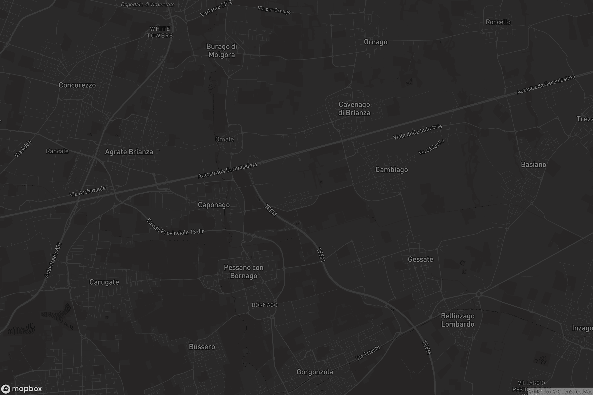 Mappa di Torrazza dei Mandelli