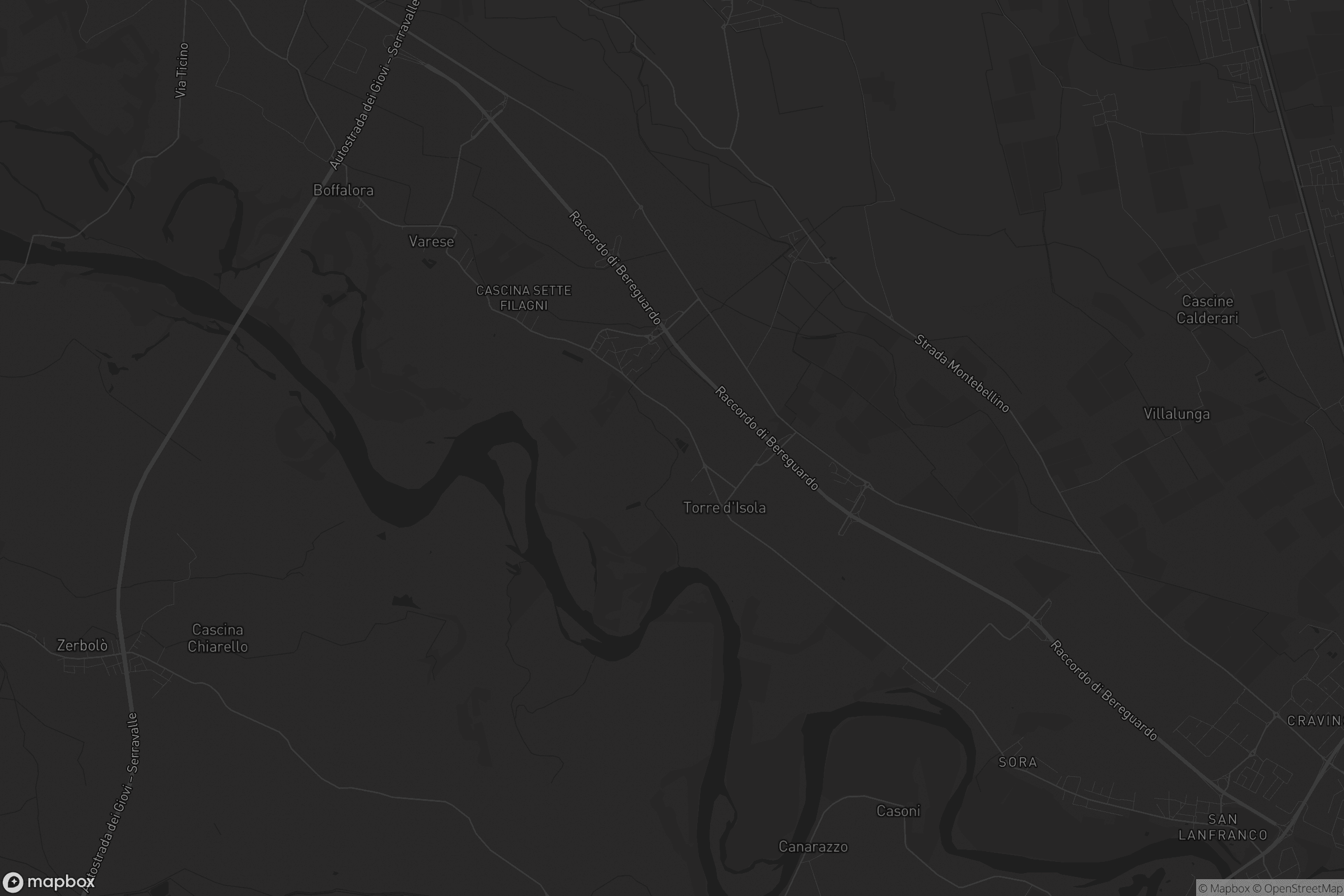 Mappa di Torre d'Isola