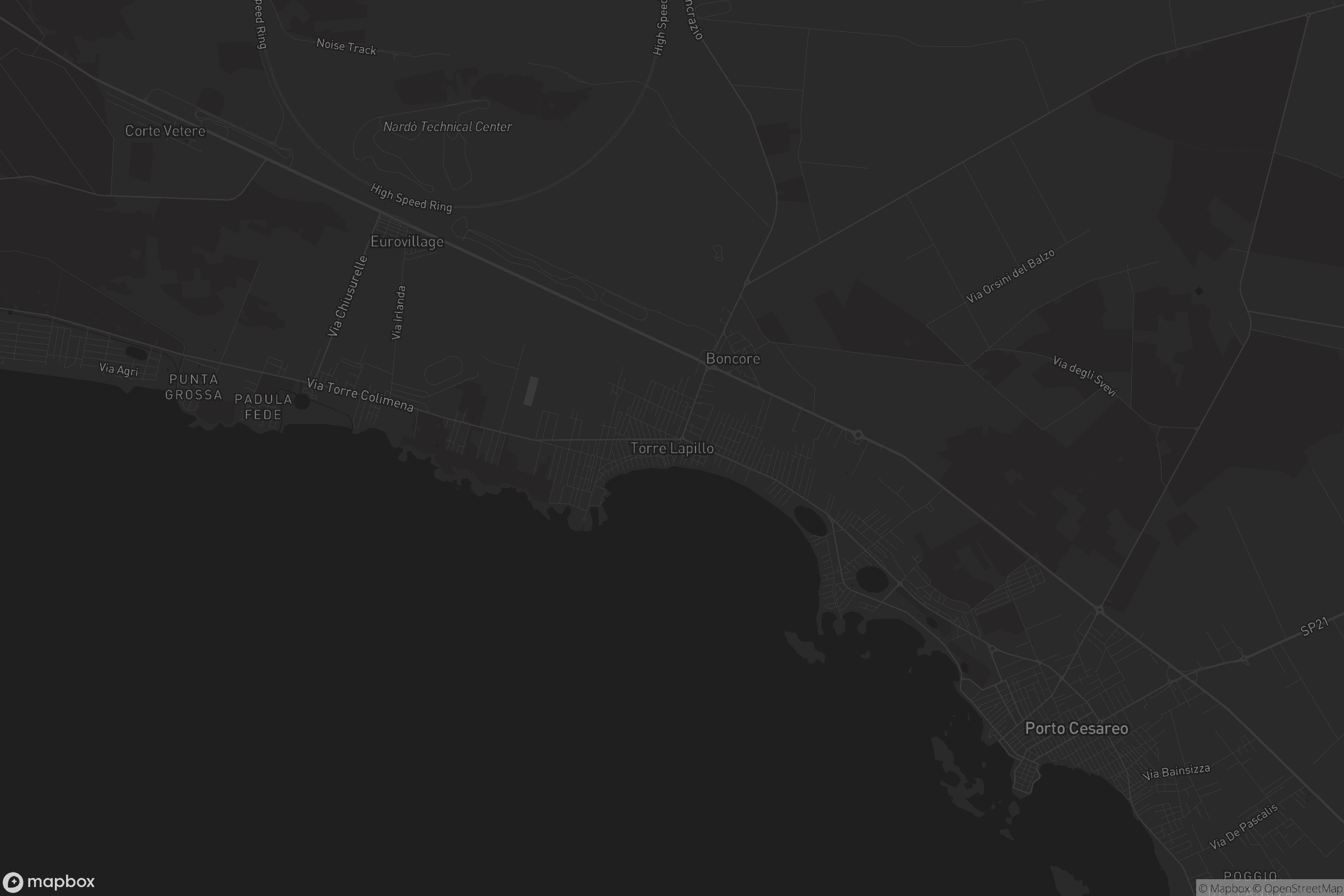 Mappa di Torre Lapillo