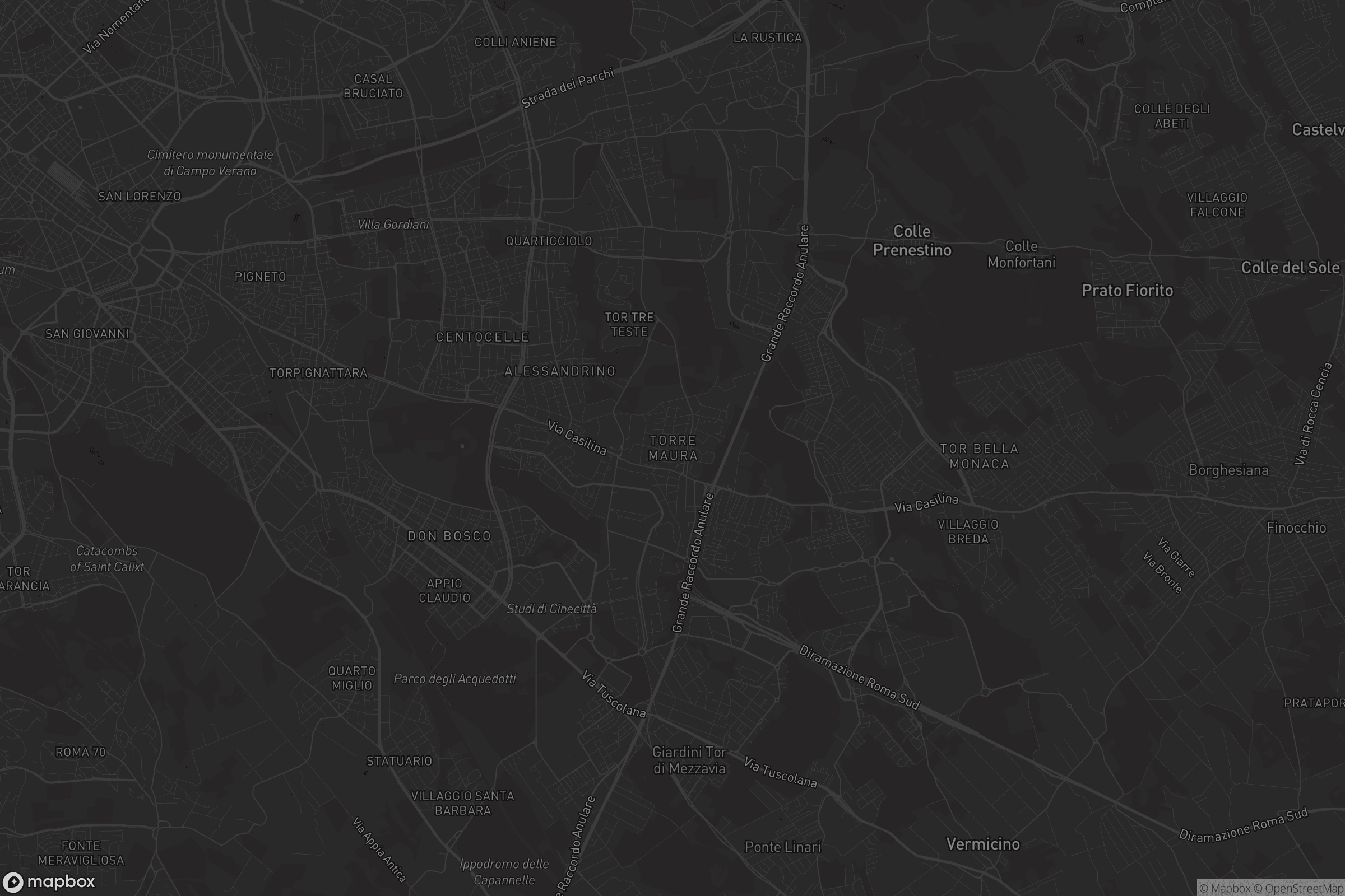 Mappa di Torre Maura