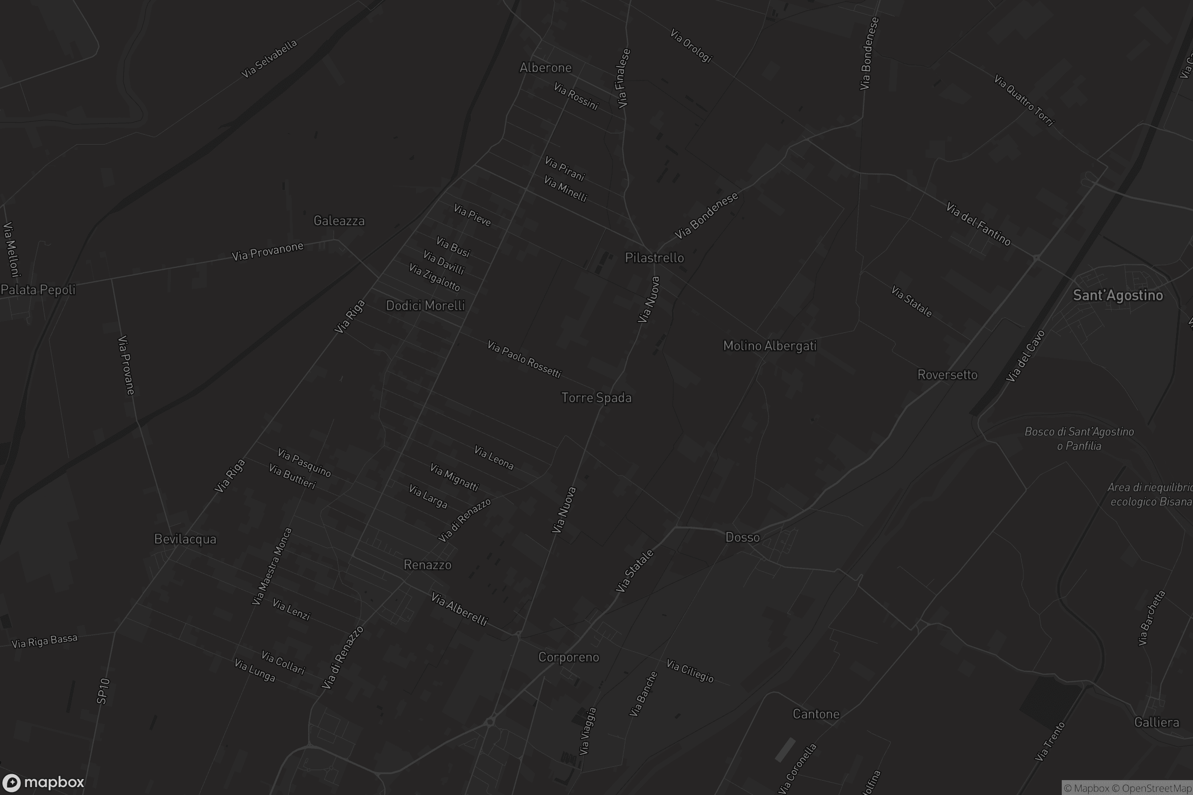 Mappa di Torre Spada