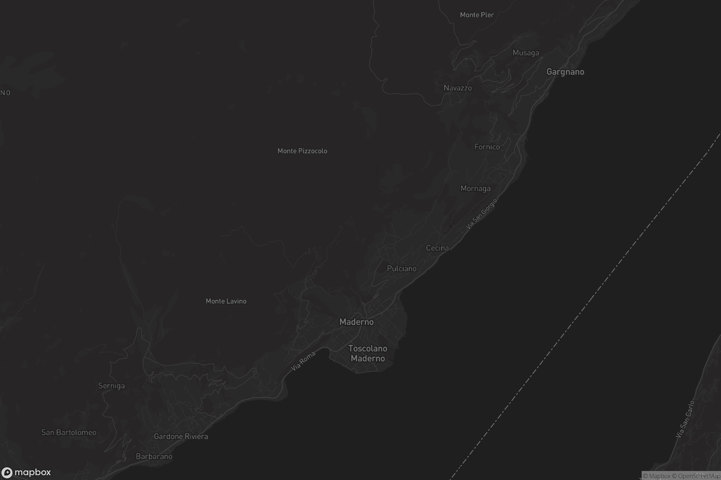 Mappa di Toscolano Maderno
