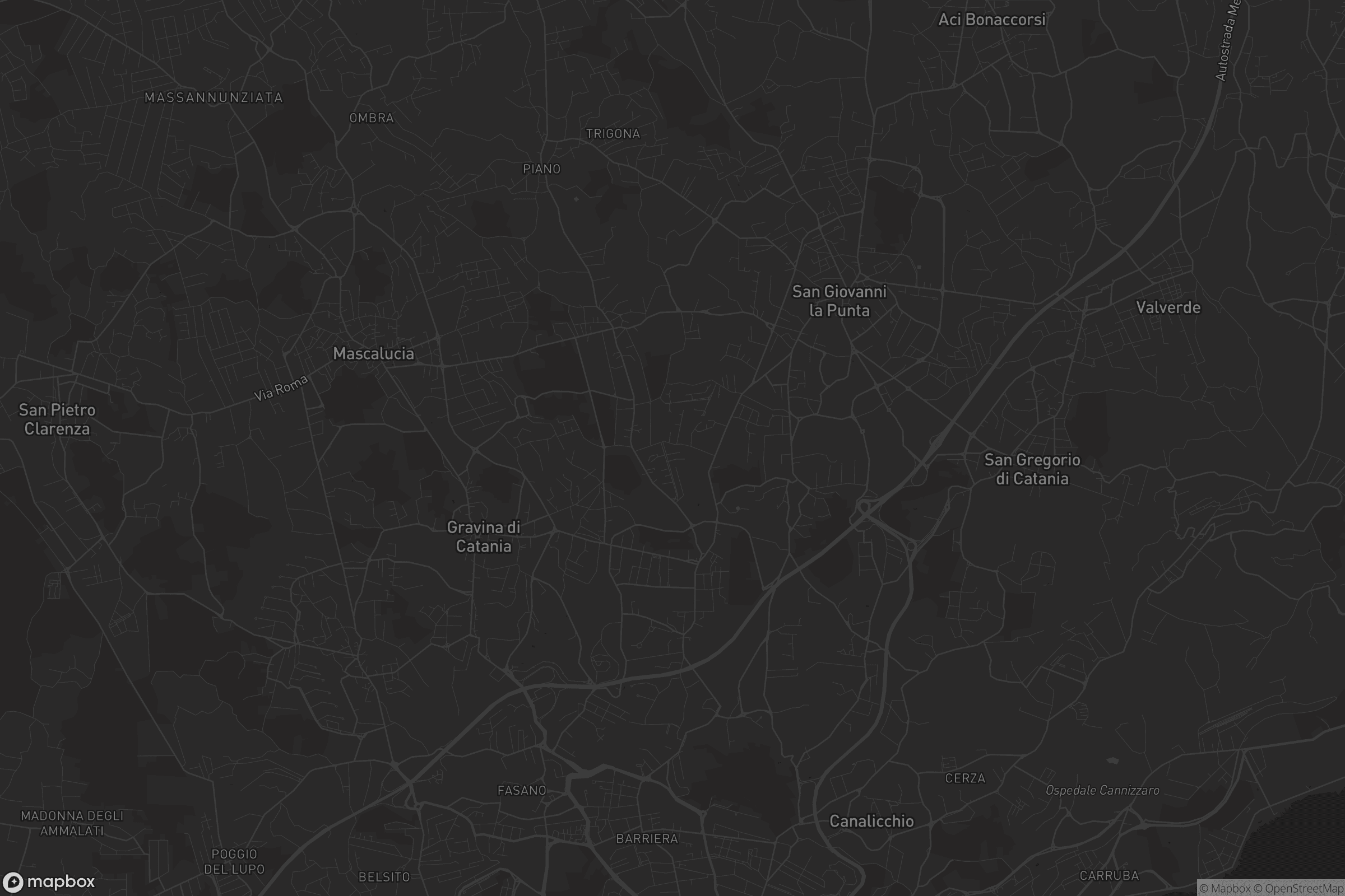 Mappa di Tremestieri Etneo