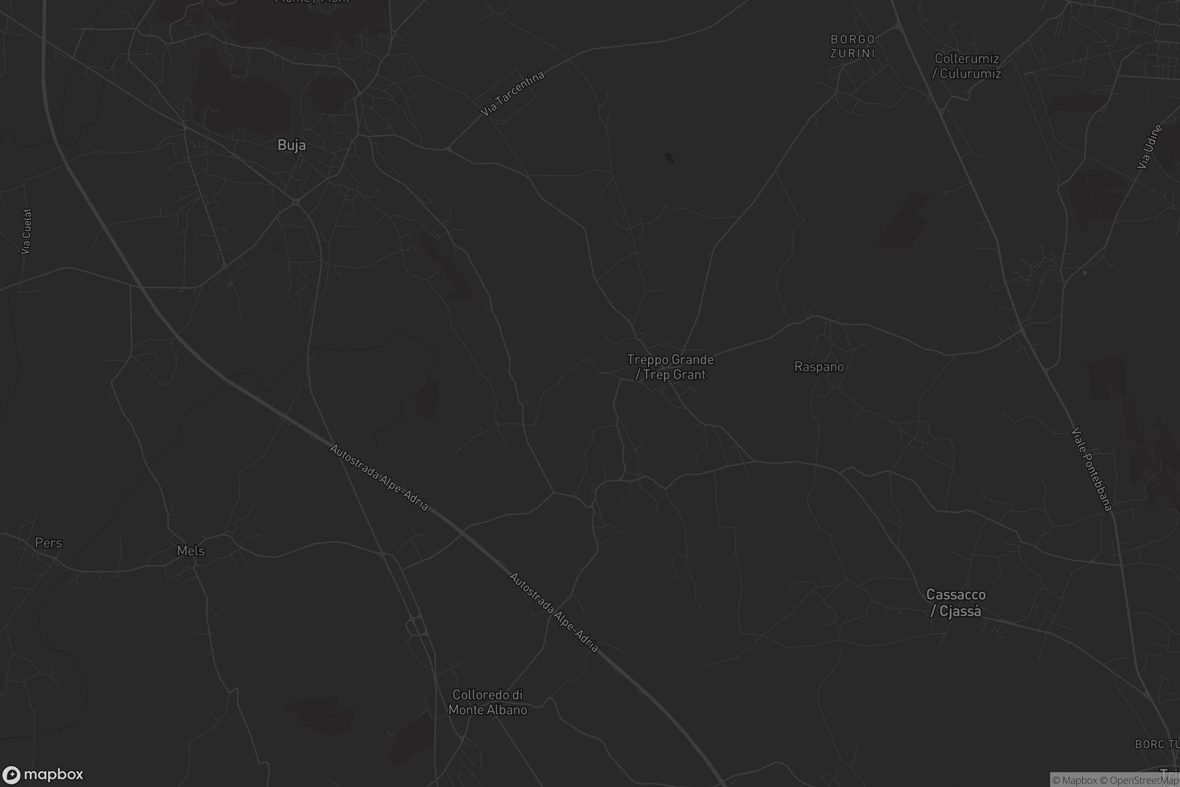 Mappa di Treppo Grande / trep Grant